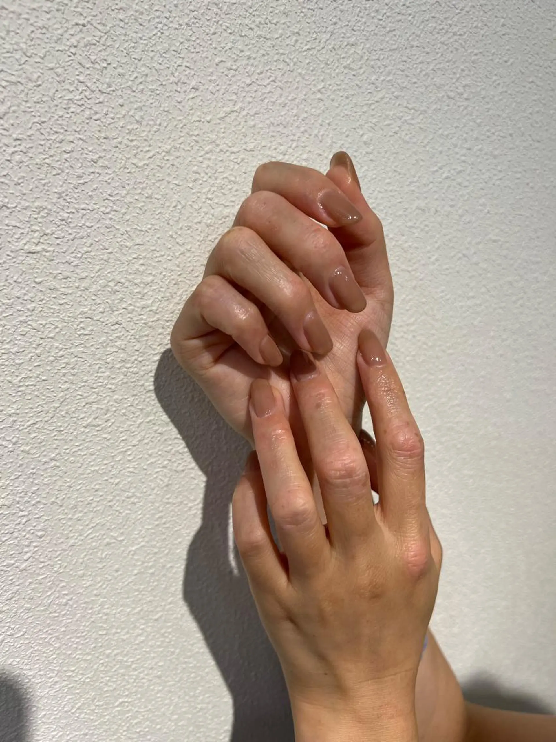 ネイル ピンク ピンクベージュ lintu nail所属・寺岡 未来のマツエク・マツパデザイン