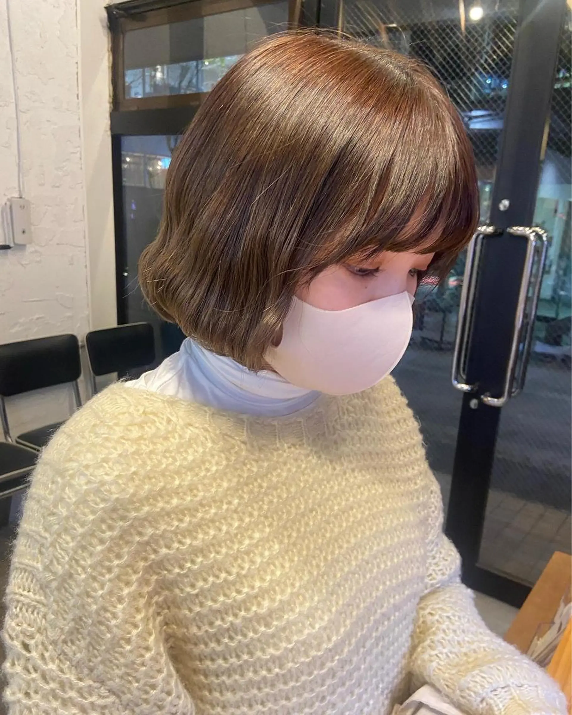 ショート パーマ satsuki 暖色・ブラウンカラーのヘアスタイル