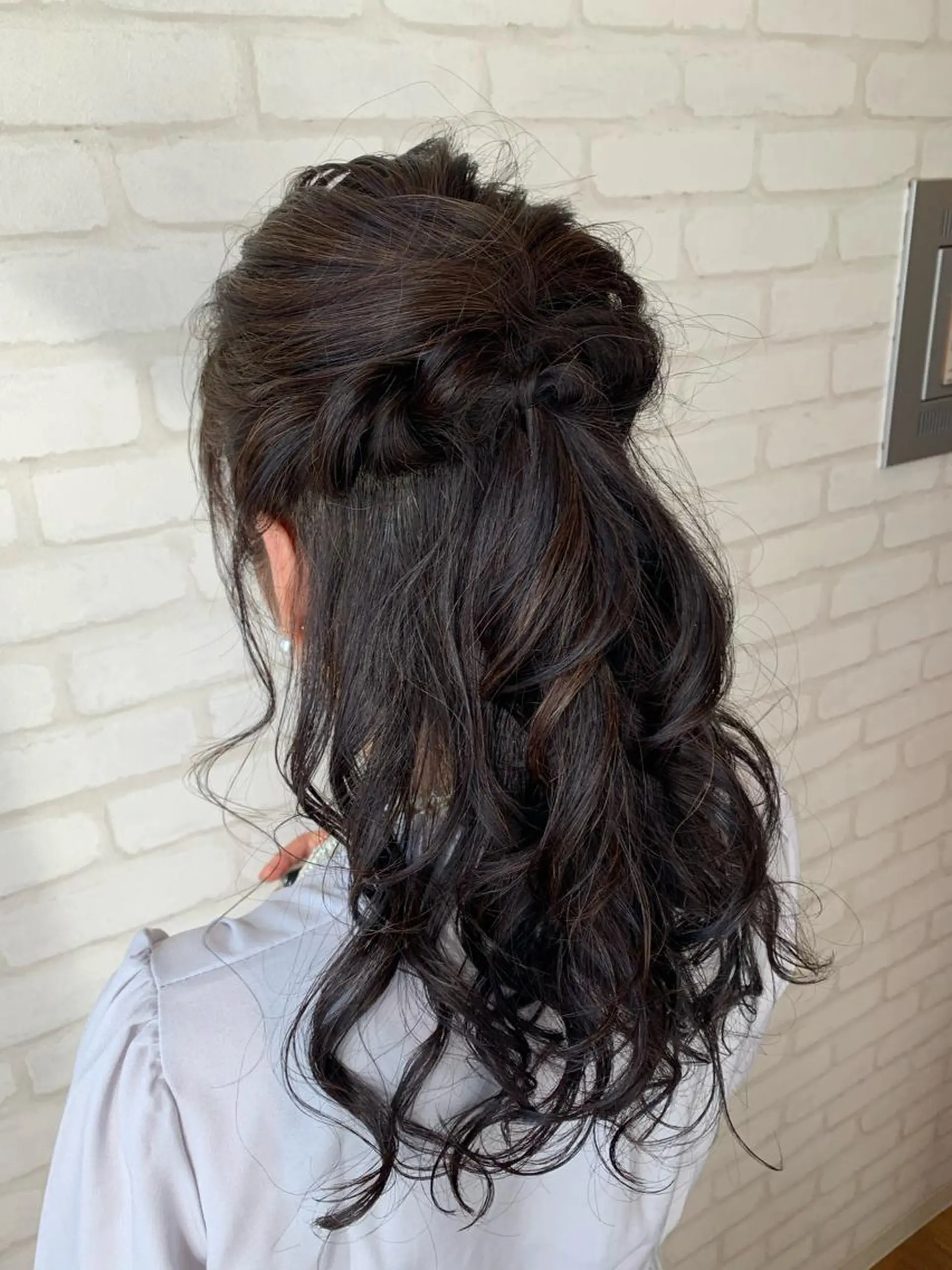 ヘアアレンジ ハーフアップ oasis川越店所属・秋葉 万柚子のヘアスタイル