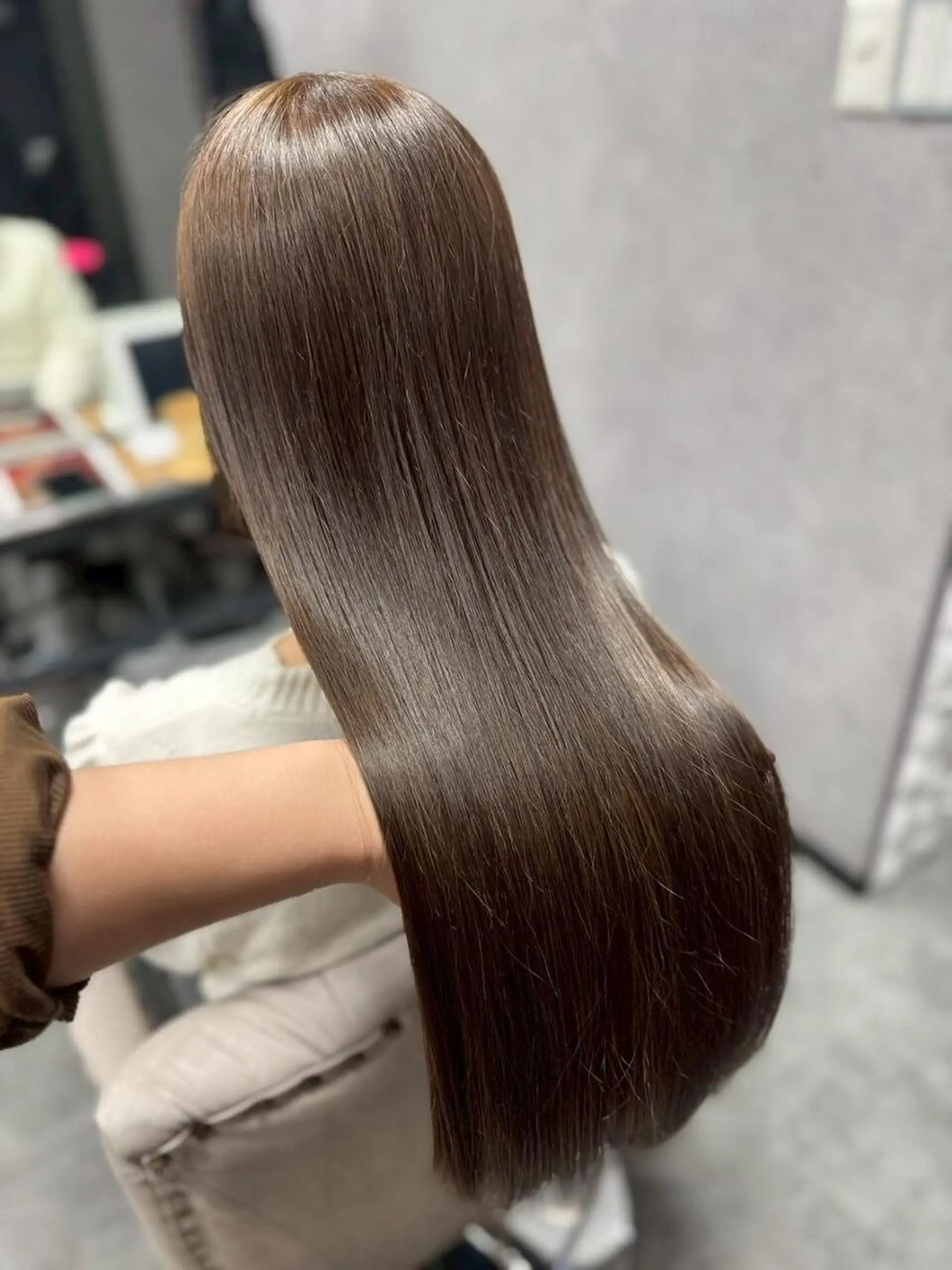 ロング カラー ブリーチ ダブルカラー ハイトーンカラー ブリーチなしカラー ボブ &.TIGRE KUMAMOTOのヘアスタイル