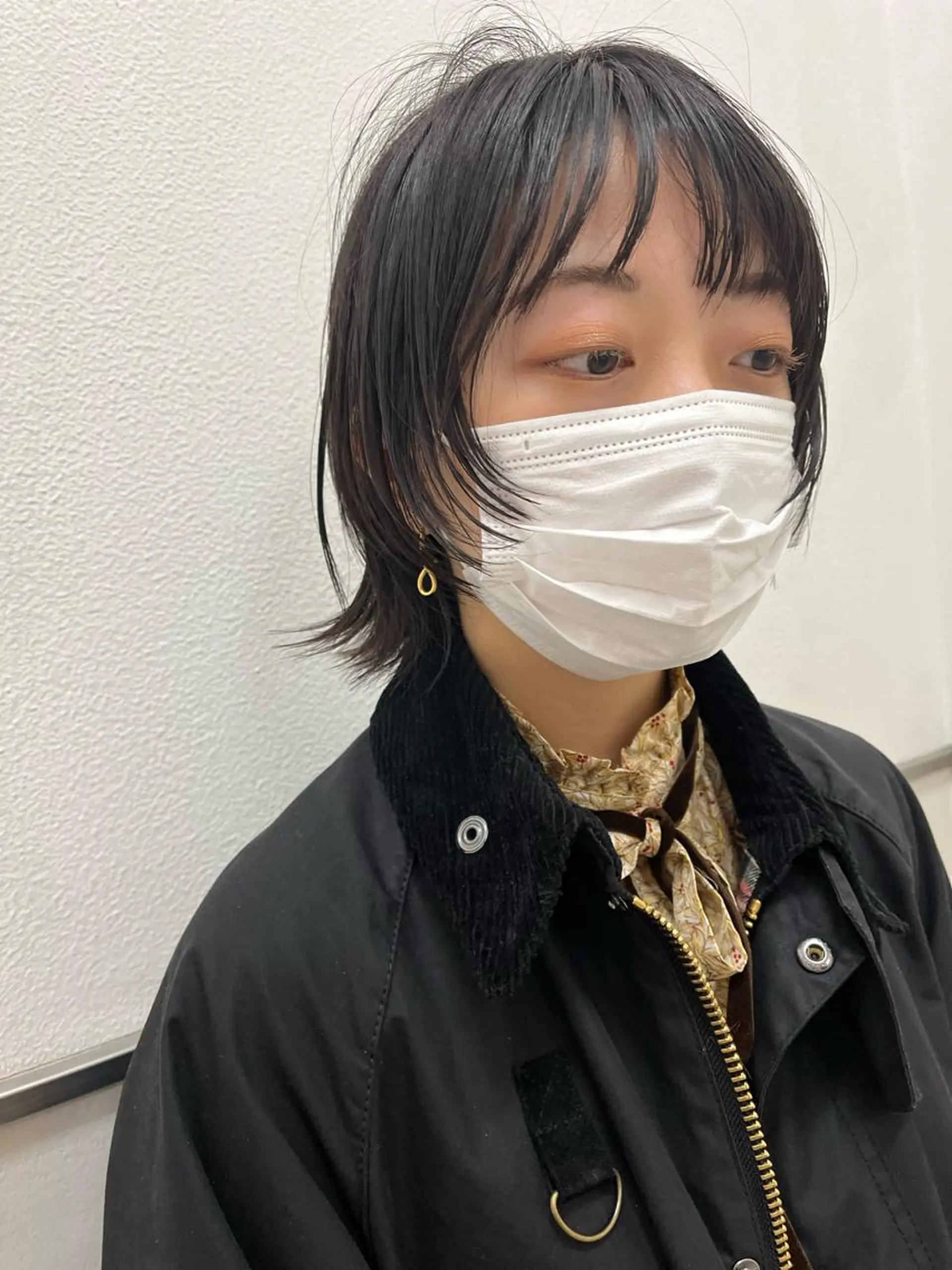 ショート カラー ボブ 細川 夕利亜のヘアスタイル