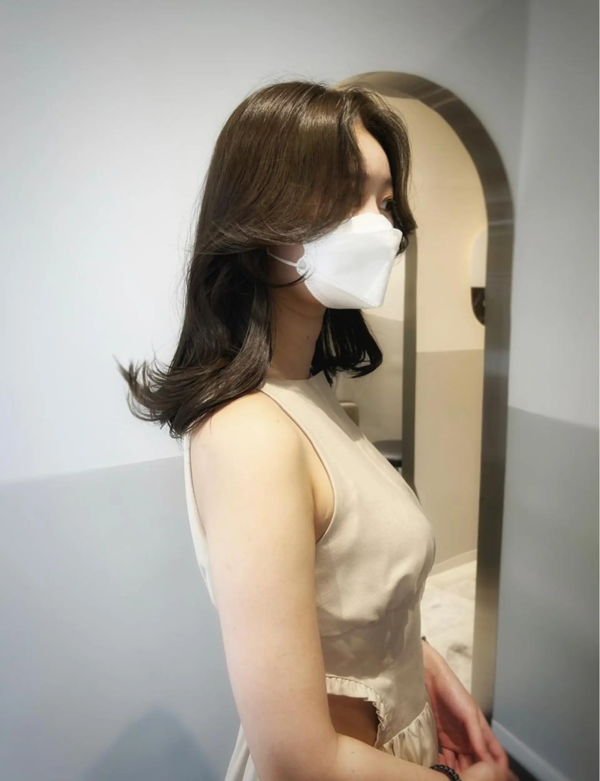 ミディアム カラー カット ヘアカラー トリートメント SALOWIN east店6F所属・TAKUMI 【美髪特化】のヘアスタイル