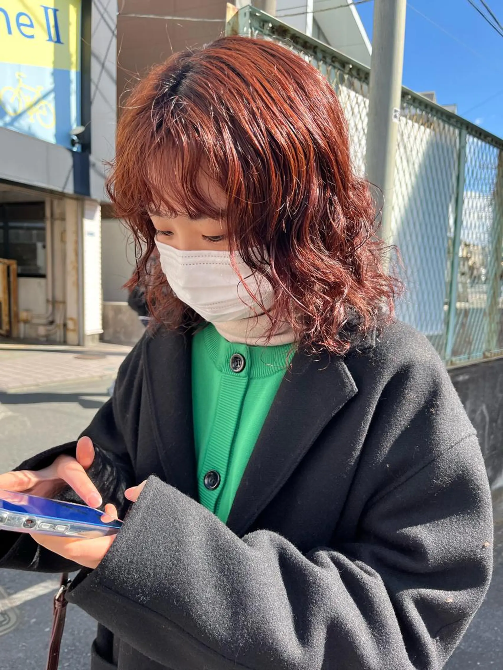 ミディアム カラー パーマ 🌼sunc HINAMI🌼のヘアスタイル