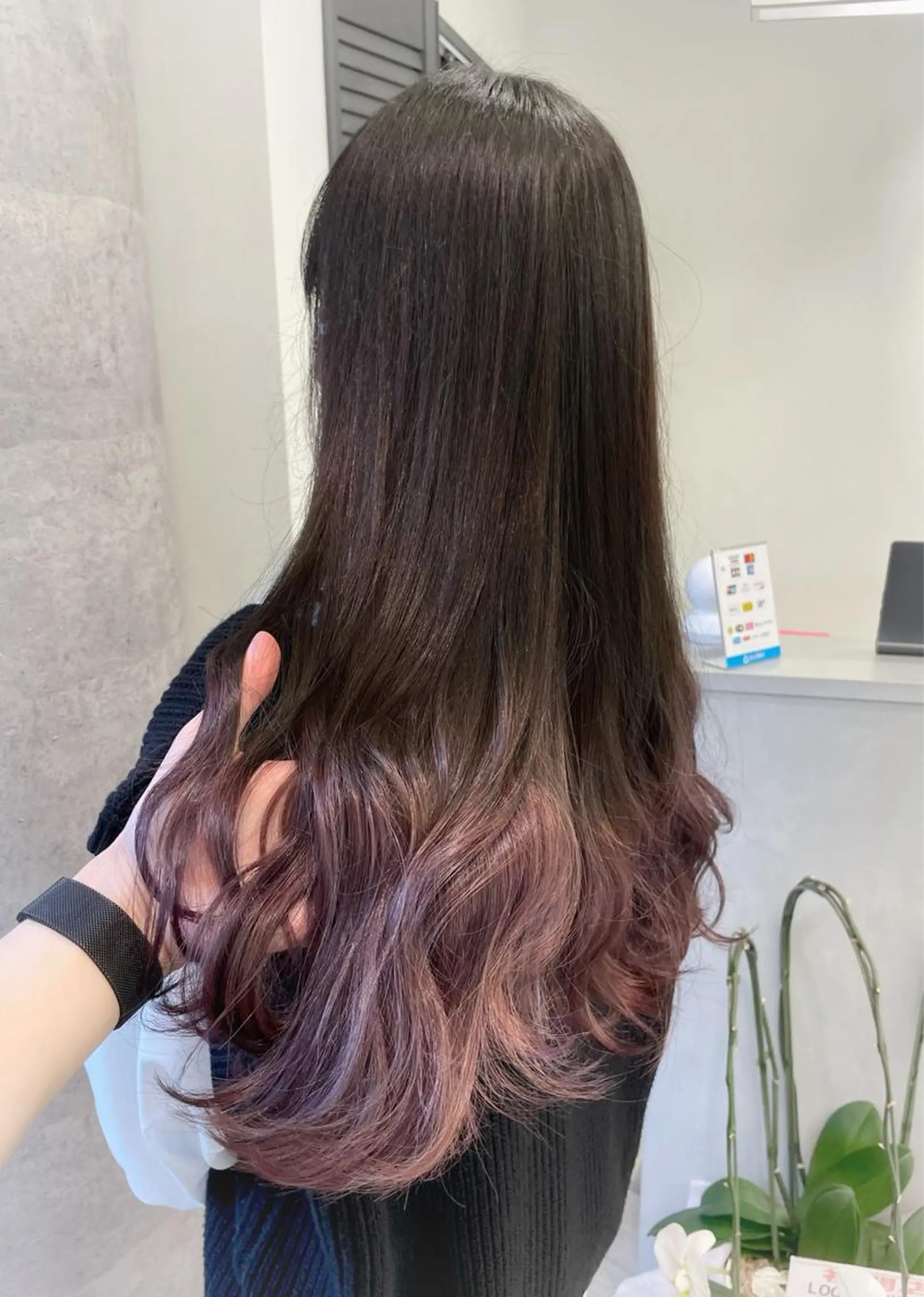 ロング カラー ヘアアレンジ グラデーションカラー 🌷FUKA🌷 まろやかハイトーンのヘアスタイル