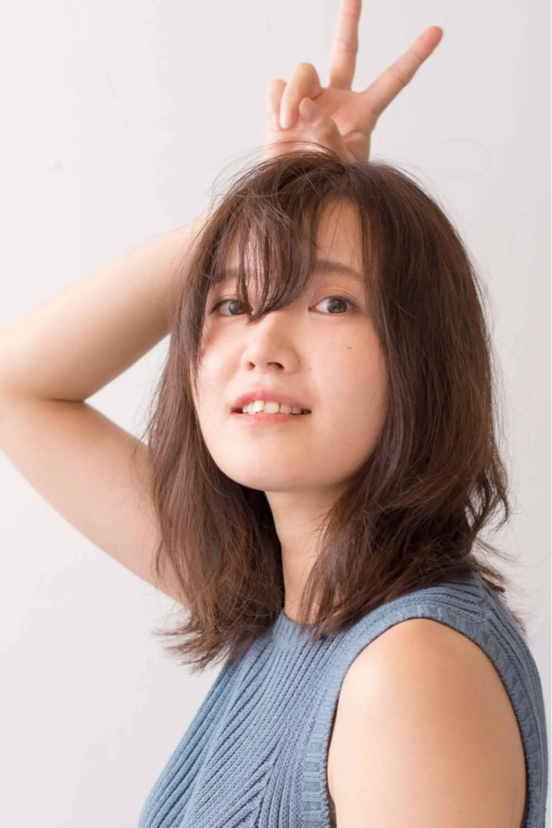 ミディアム カラー La Ruelle 江曽島店/髪質改善のヘアスタイル