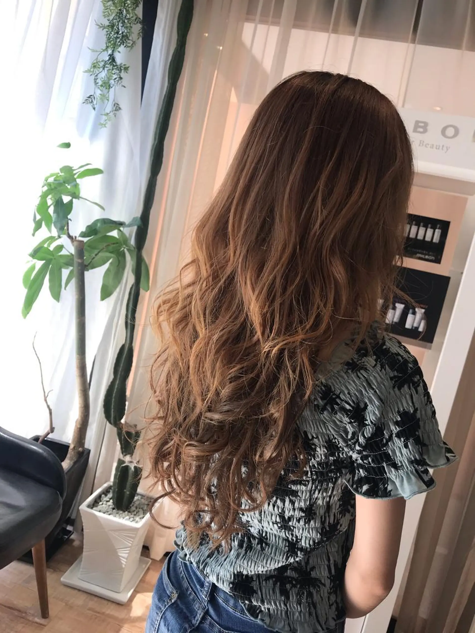 ロング シールエクステ エクステ 松村　由莉香/ カラー/髪質改善のヘアスタイル