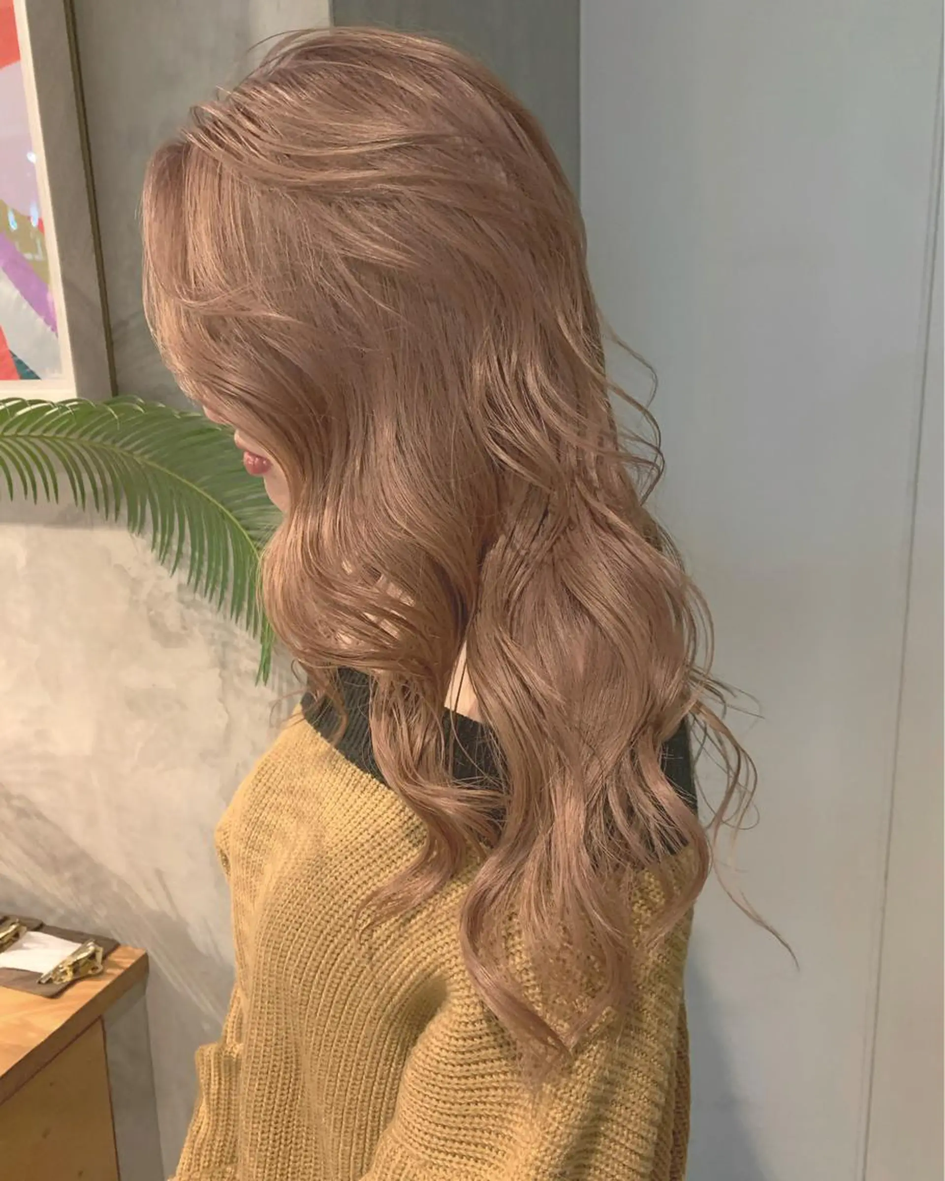 ミディアム カラー 韓国風/顔周りカット /髪質改善RYOTAのヘアスタイル