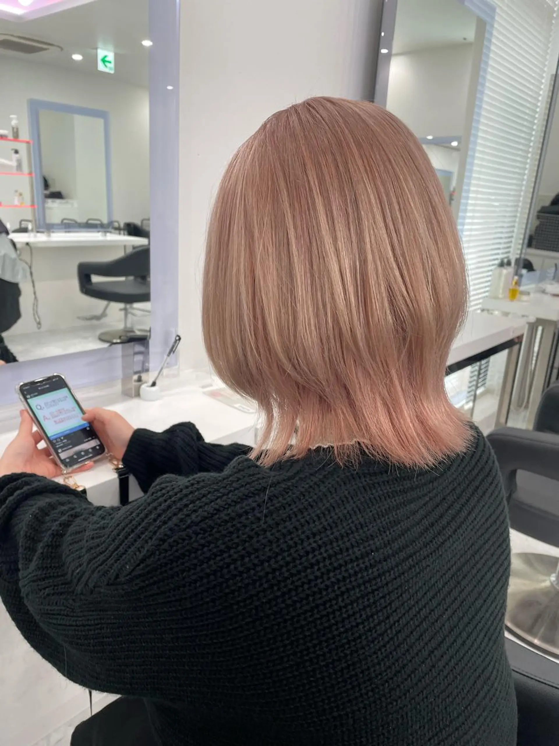 ミディアム カラー ［銀座］淡色 ラベンダー🫧大村のヘアスタイル