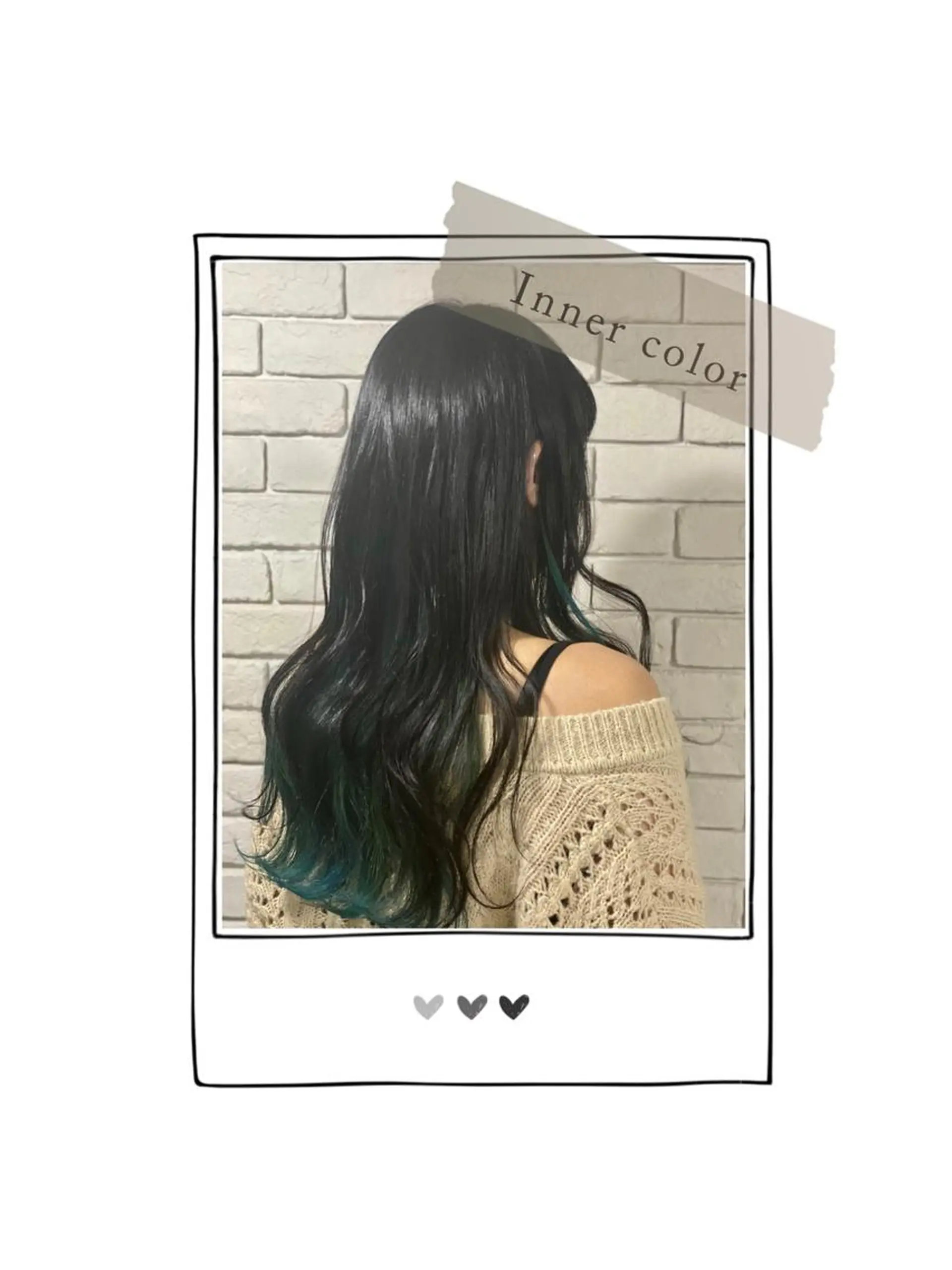 ロング カラー ☘️ motion ALOE ☘️のヘアスタイル