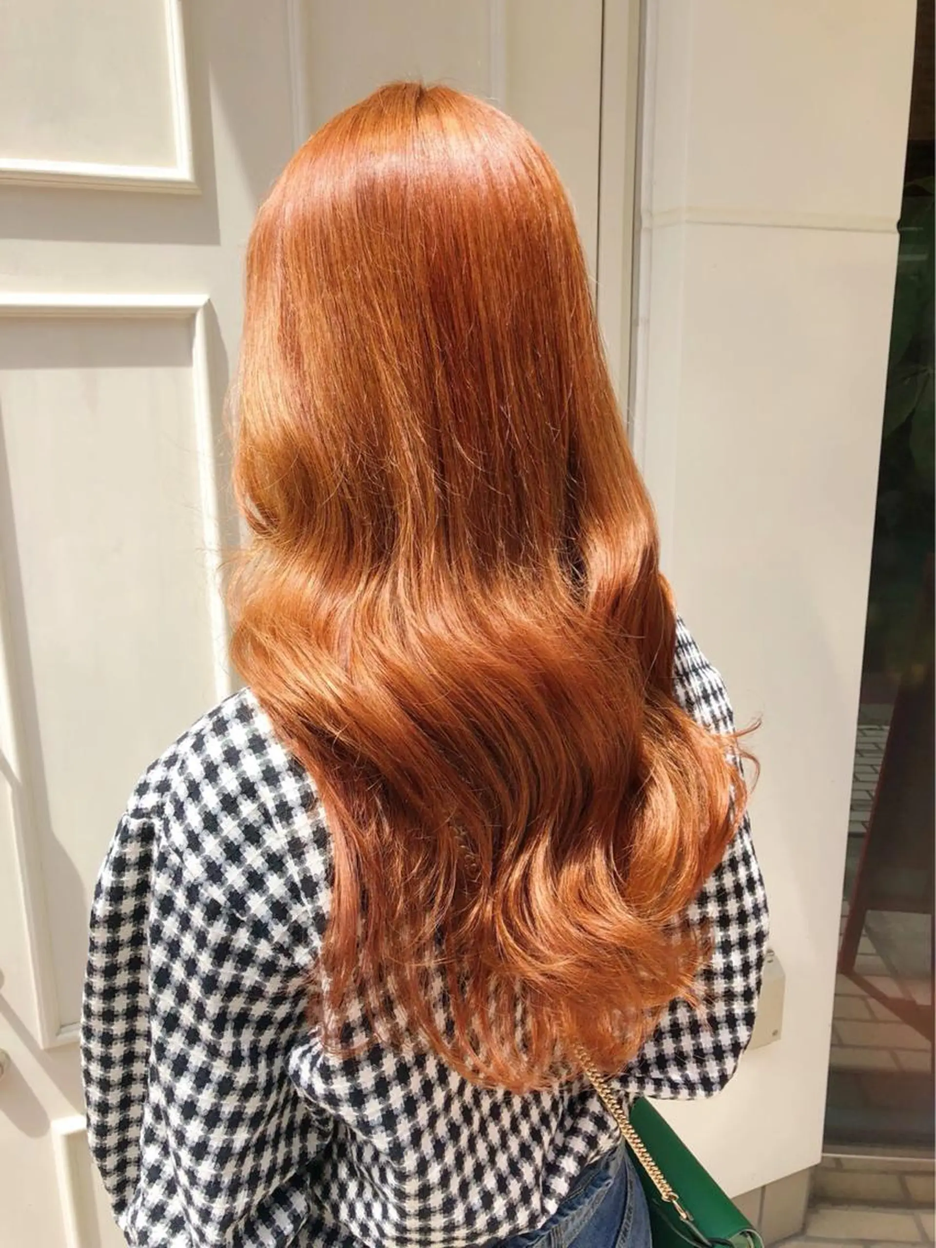 ロング カラー オレンジ 🫟Blanco🫟 Color&Careのヘアスタイル