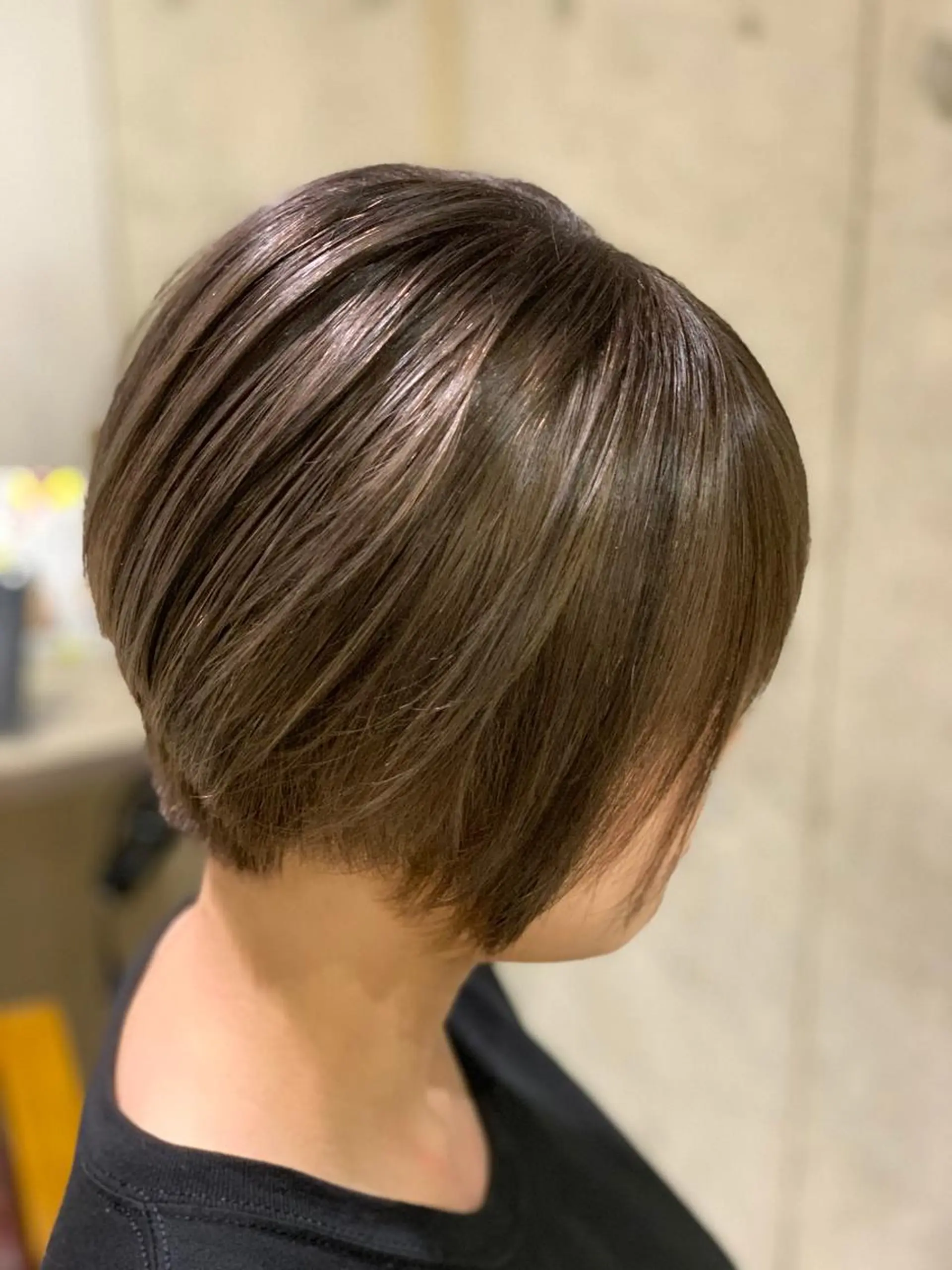 ショート カラー ヘアアレンジ 髪質改善×ハイトーン 中田啄也のヘアスタイル