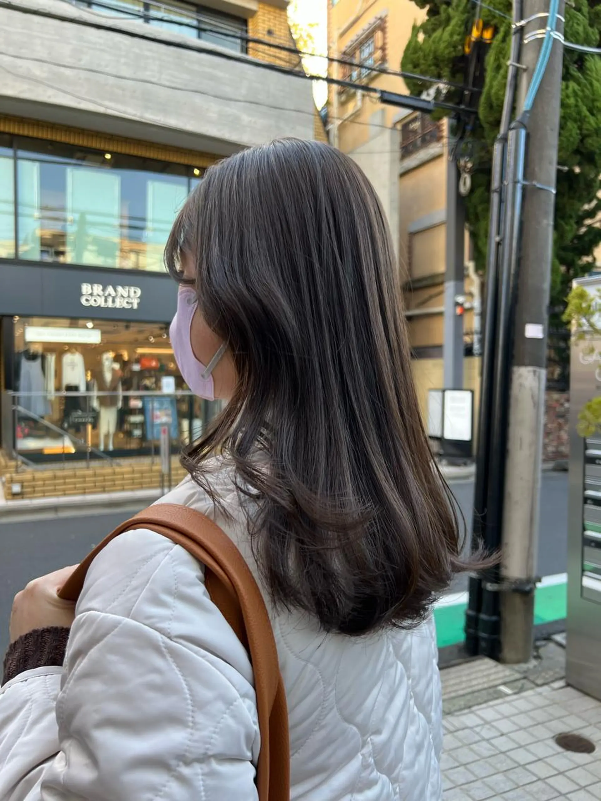 ロング カラー カット ヘアカラー トリートメント 似合わせヘア🫶🏻 つきいてるみのヘアスタイル