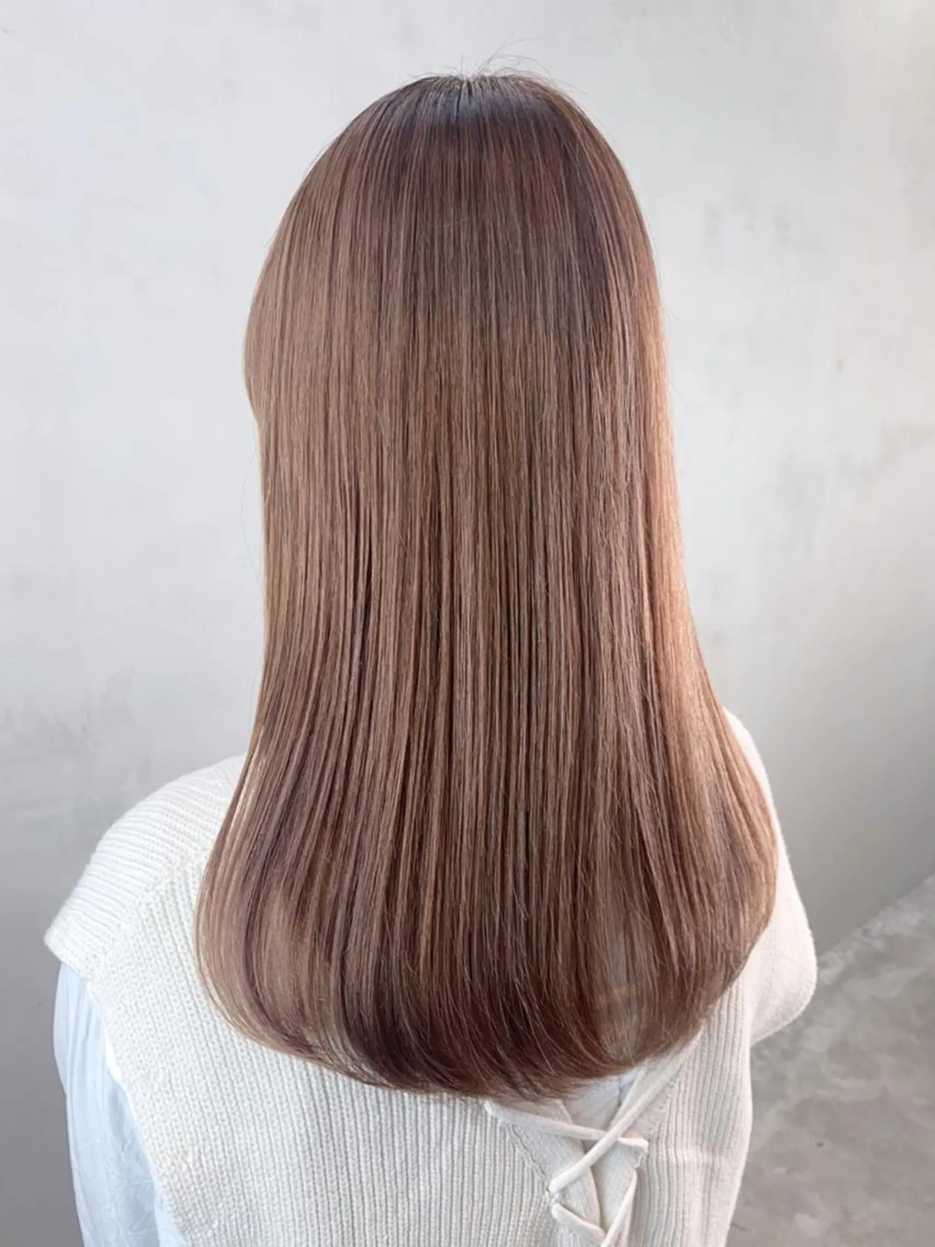 カラー パーマ ヘアアレンジ ベージュカラー ショコラベージュ カット ITbyALBUM 松戸のヘアスタイル