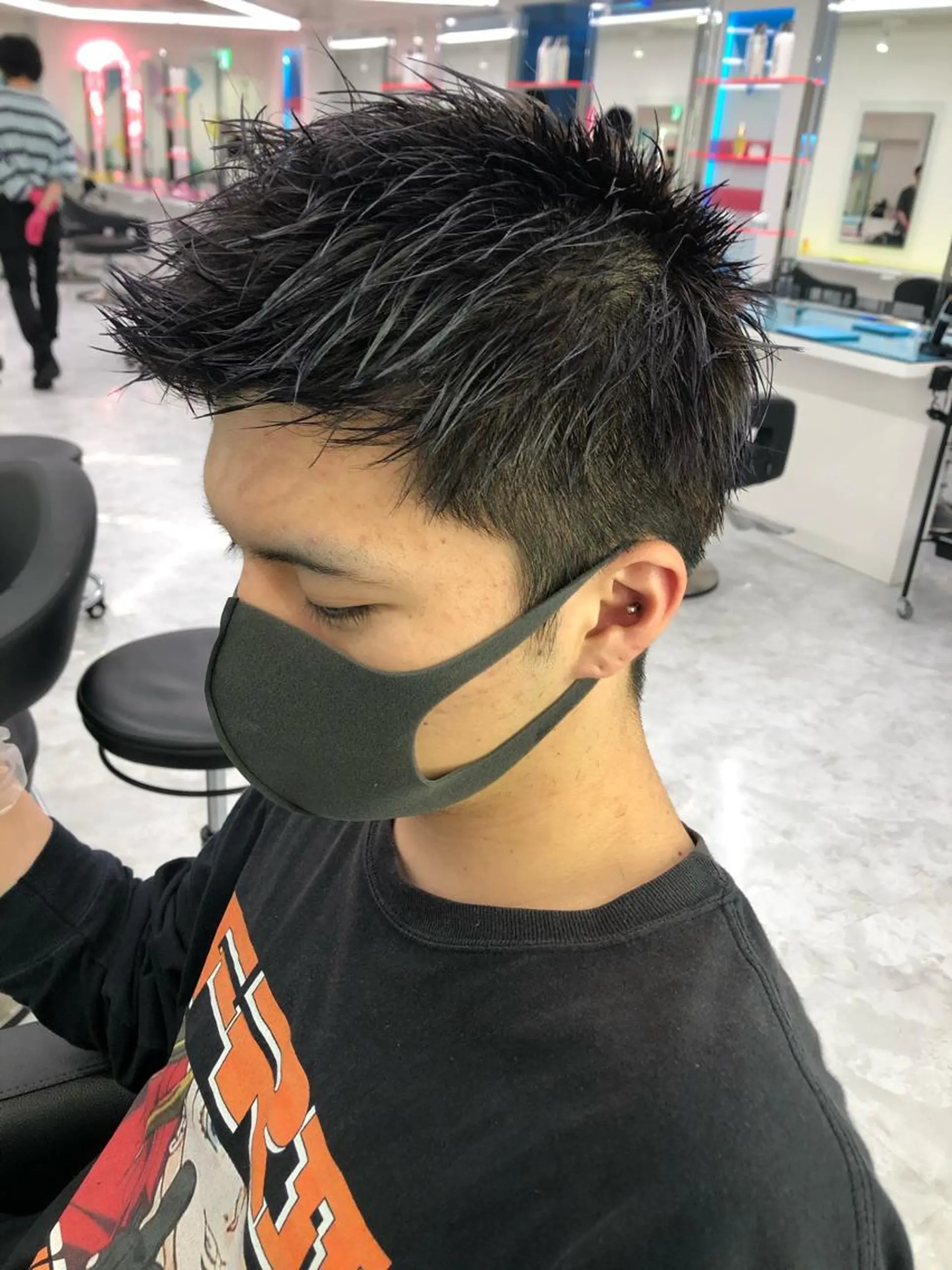 カラー メンズ BABY 艶髪暗髪ヘア💖達人のヘアスタイル