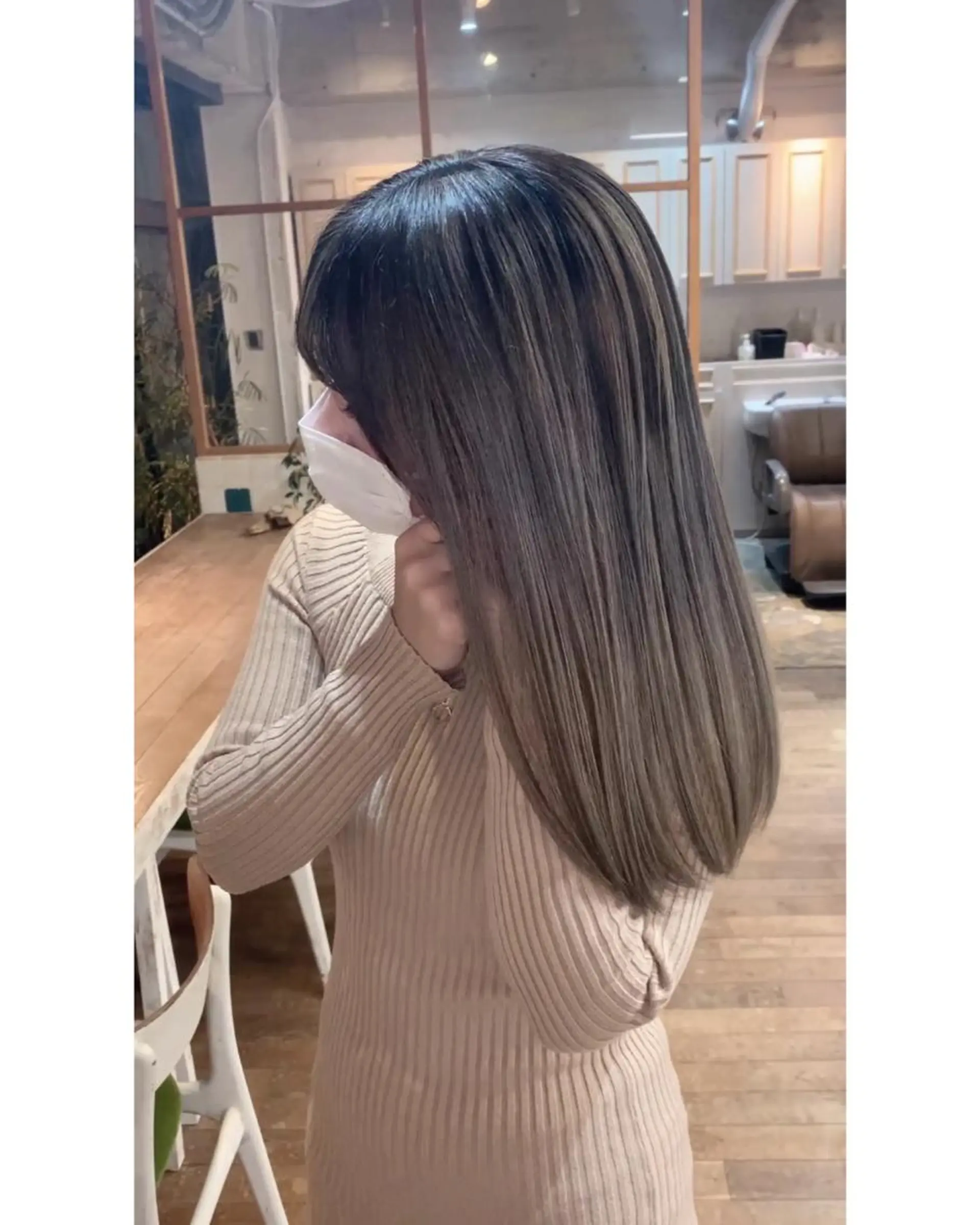 カラー バレイヤージュ ハイライトカラー Beyond（kitaro）所属・石井辰功也 フリーランス美容師のヘアスタイル