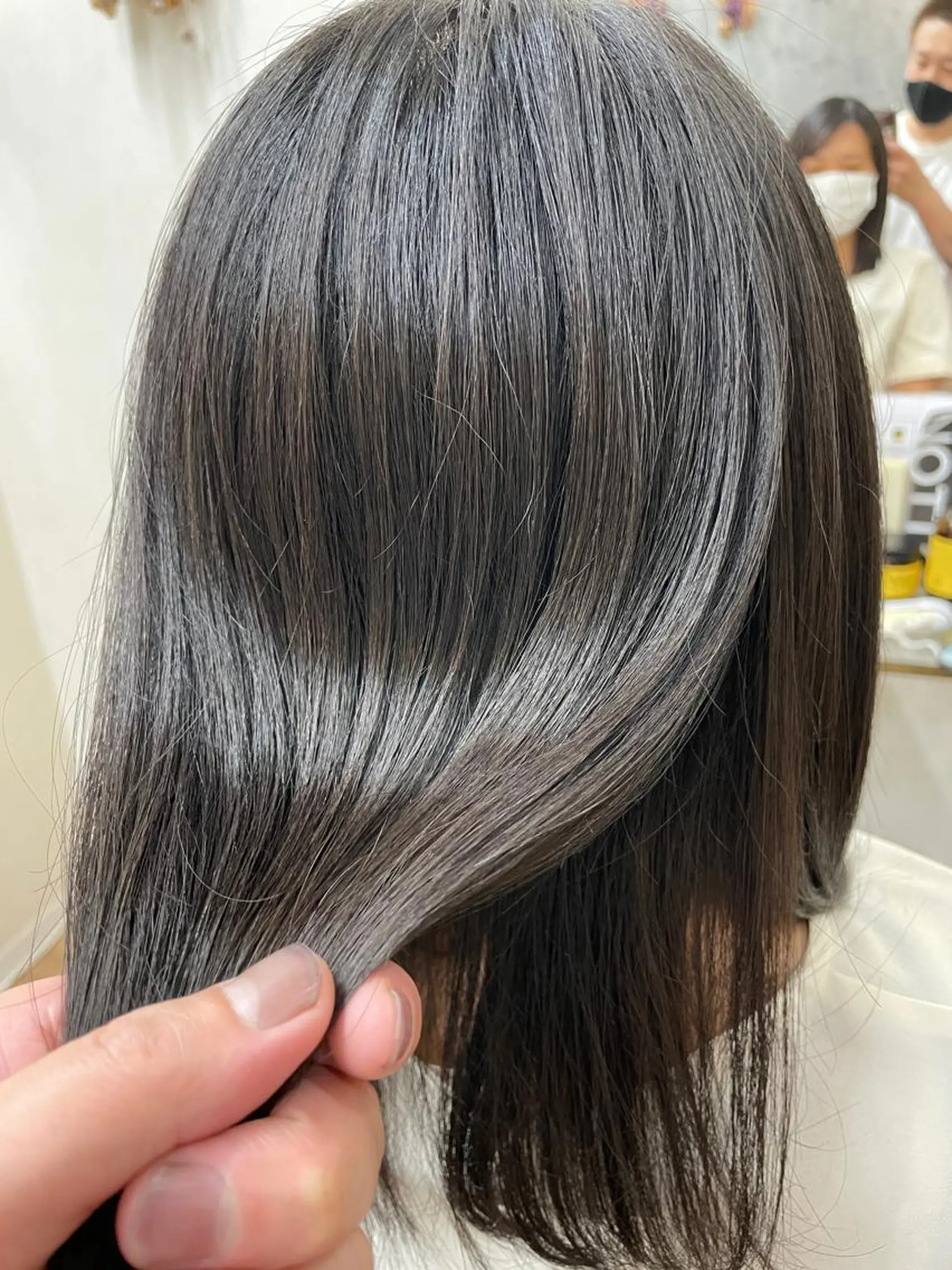 ミディアム カラー TOWA 野村　コウダイのヘアスタイル