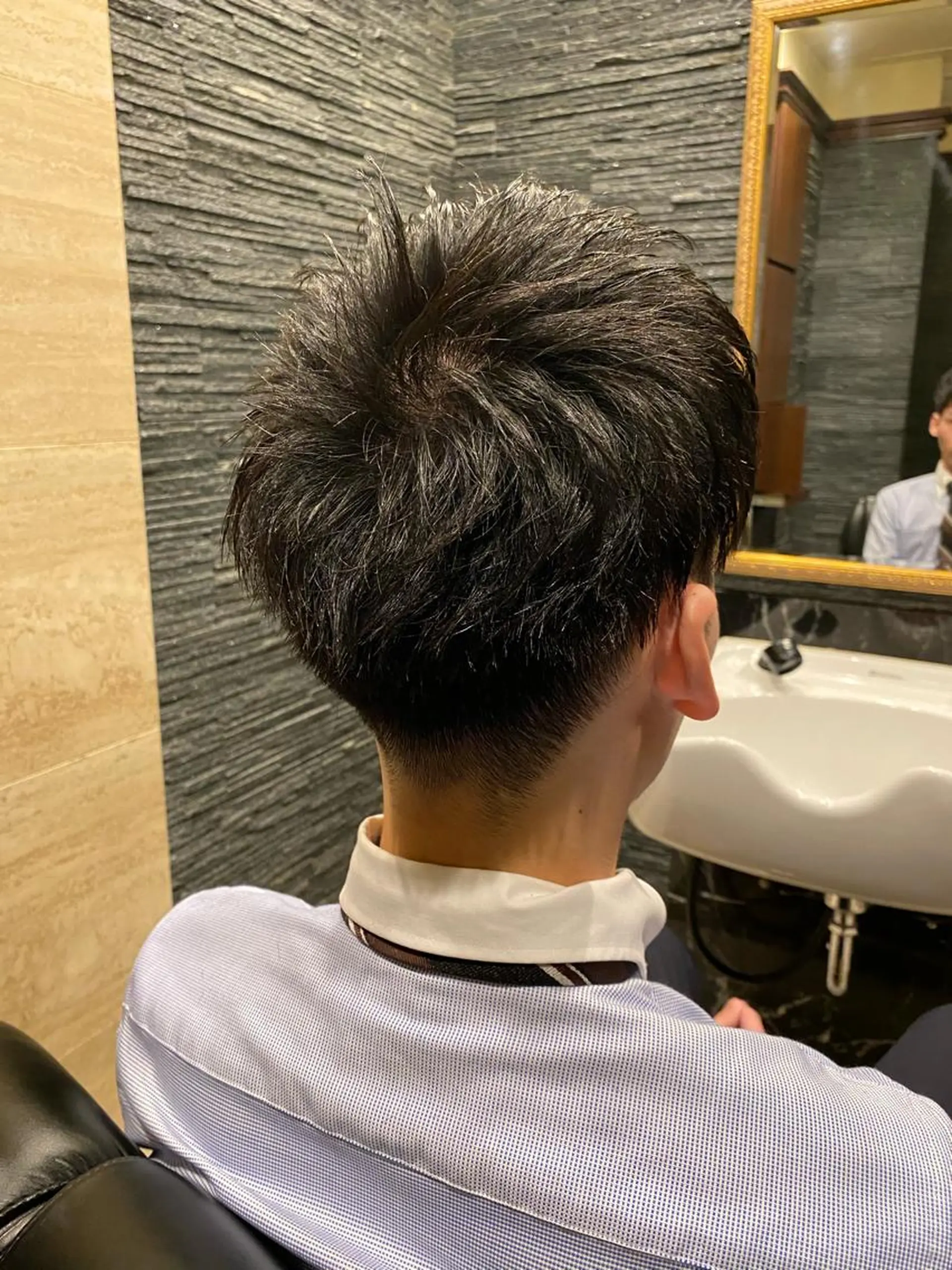 ショート メンズ 浅見 天翔のヘアスタイル