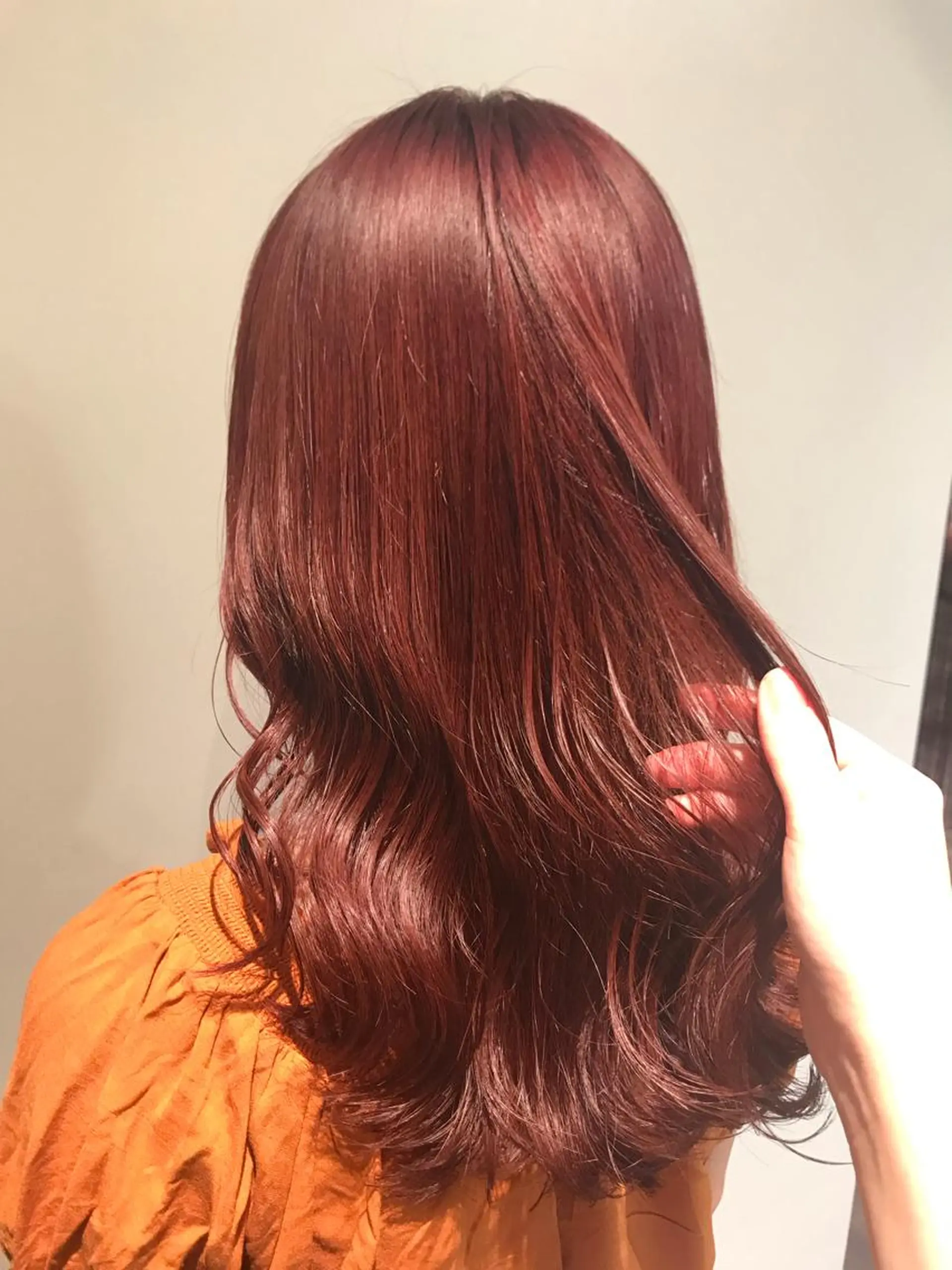 セミロング カラー knock【ノック】所属・烏丸韓国ヘア🇰🇷 ayaka🎀のヘアスタイル