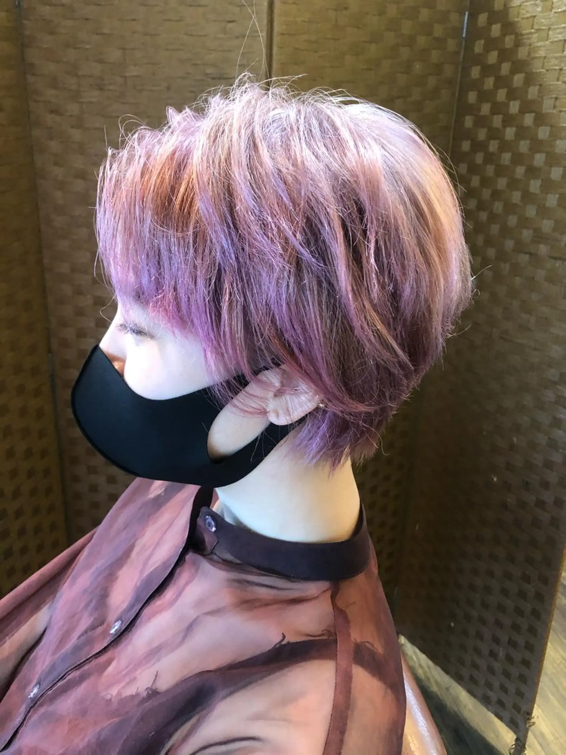 ショート カラー メンズスタイル /メンズパーマ/須藤のヘアスタイル