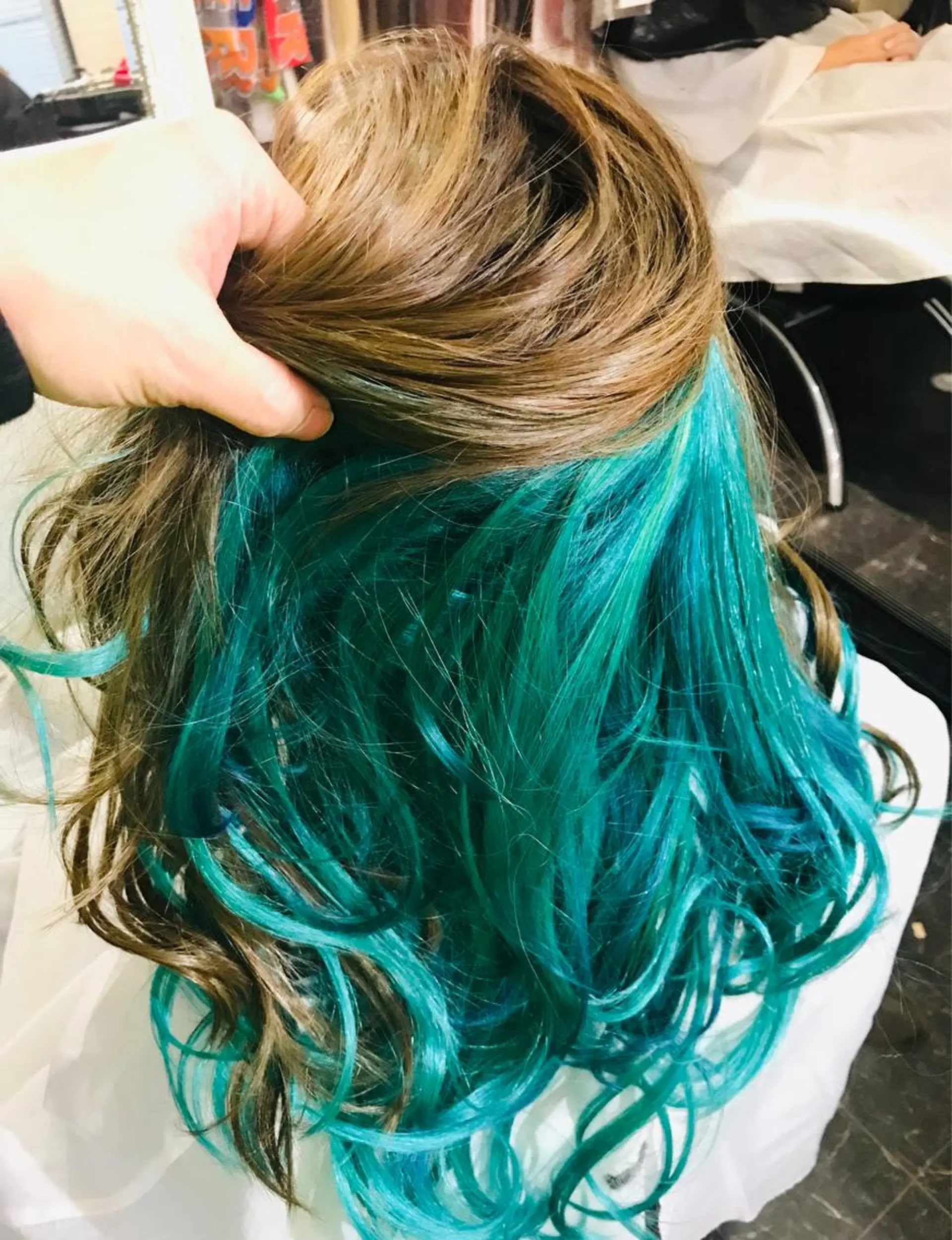 セミロング シールエクステ エクステ エクステ 松本 和人のヘアスタイル