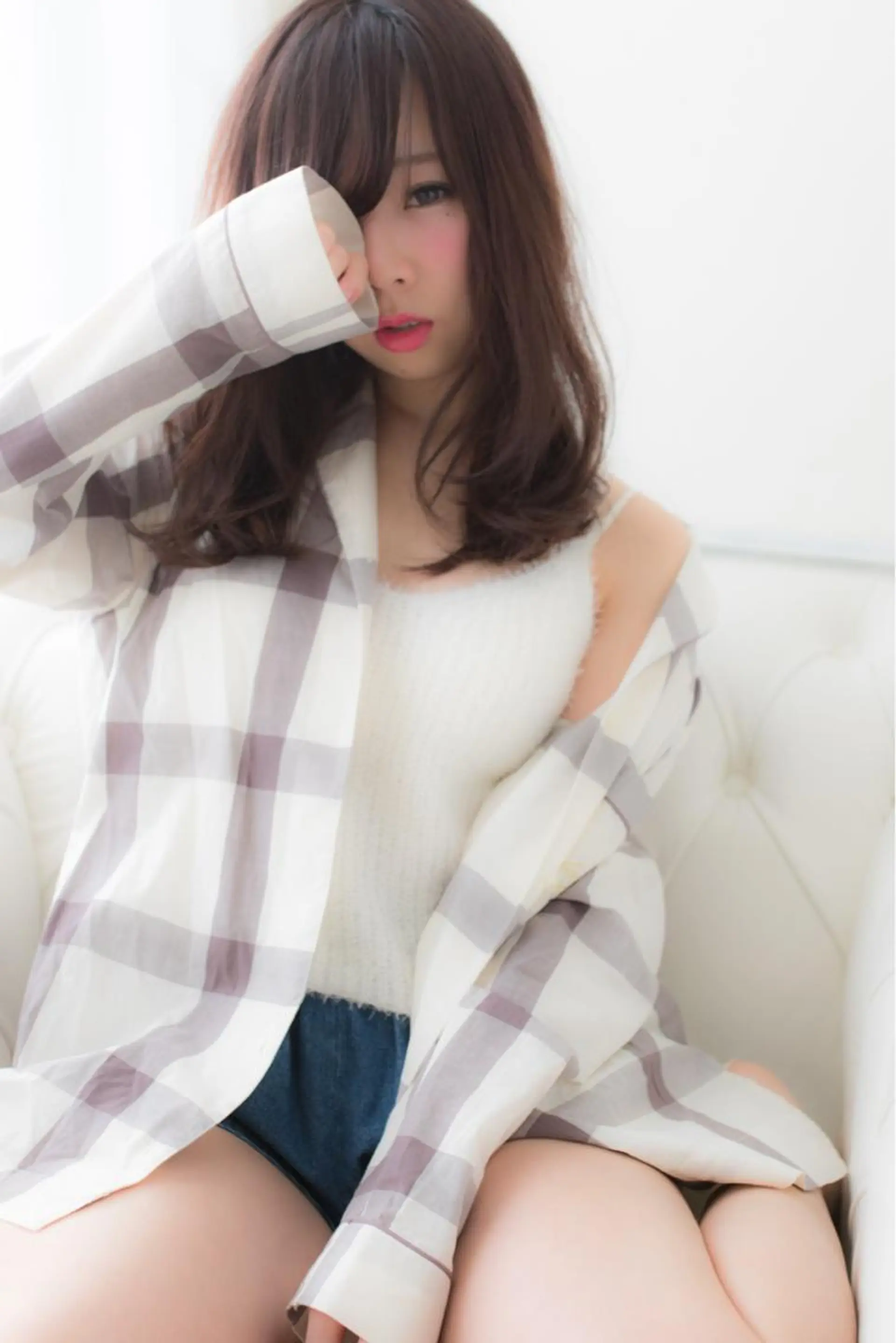 セミロング 小顔カット/レイヤー 【WiLL】加藤のヘアスタイル