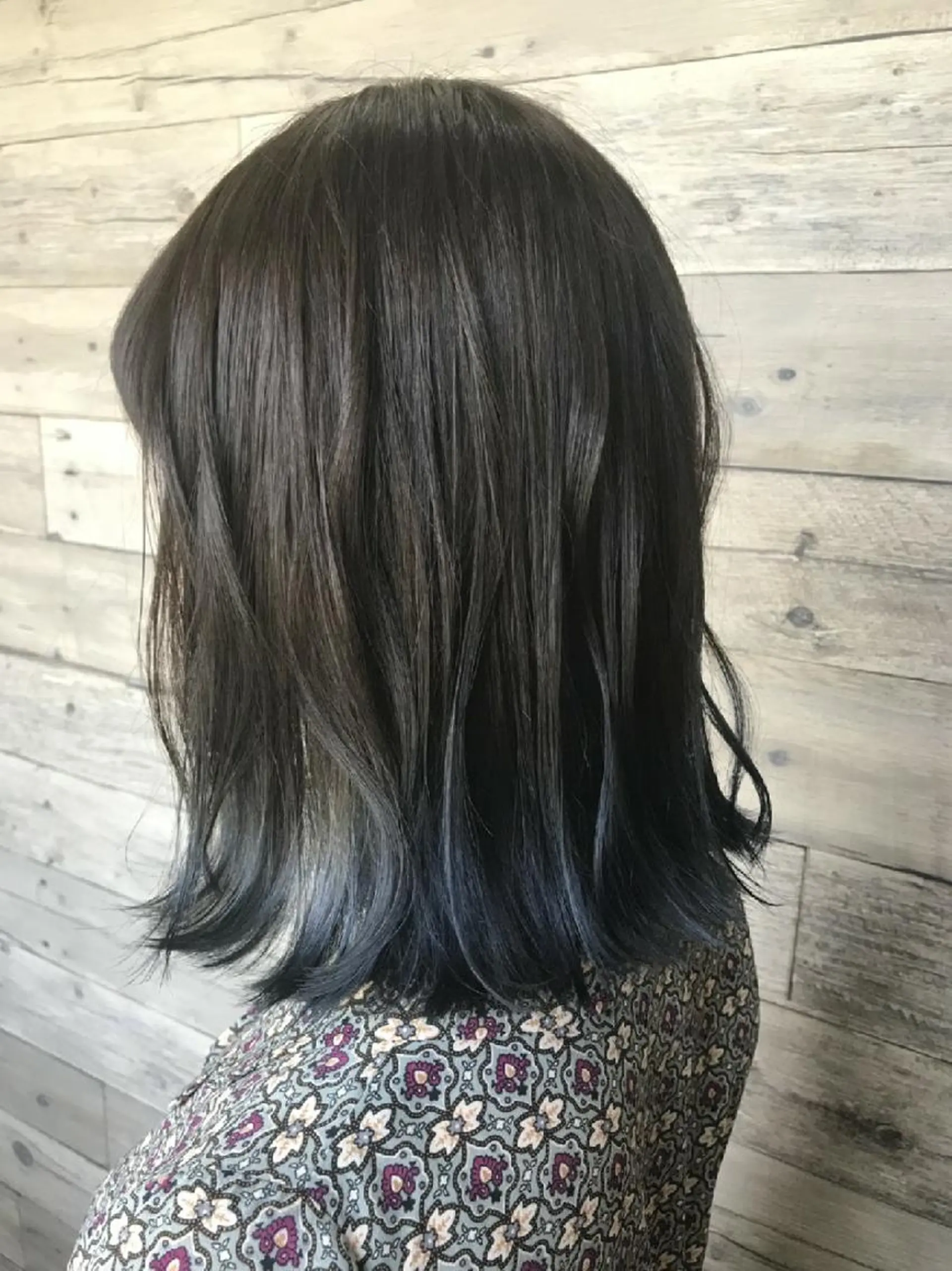 ミディアム カラー ヘアアレンジ ブリーチ ブルーカラー 髪質改善/縮毛/新宿 🫧SUZUKA🫧のヘアスタイル