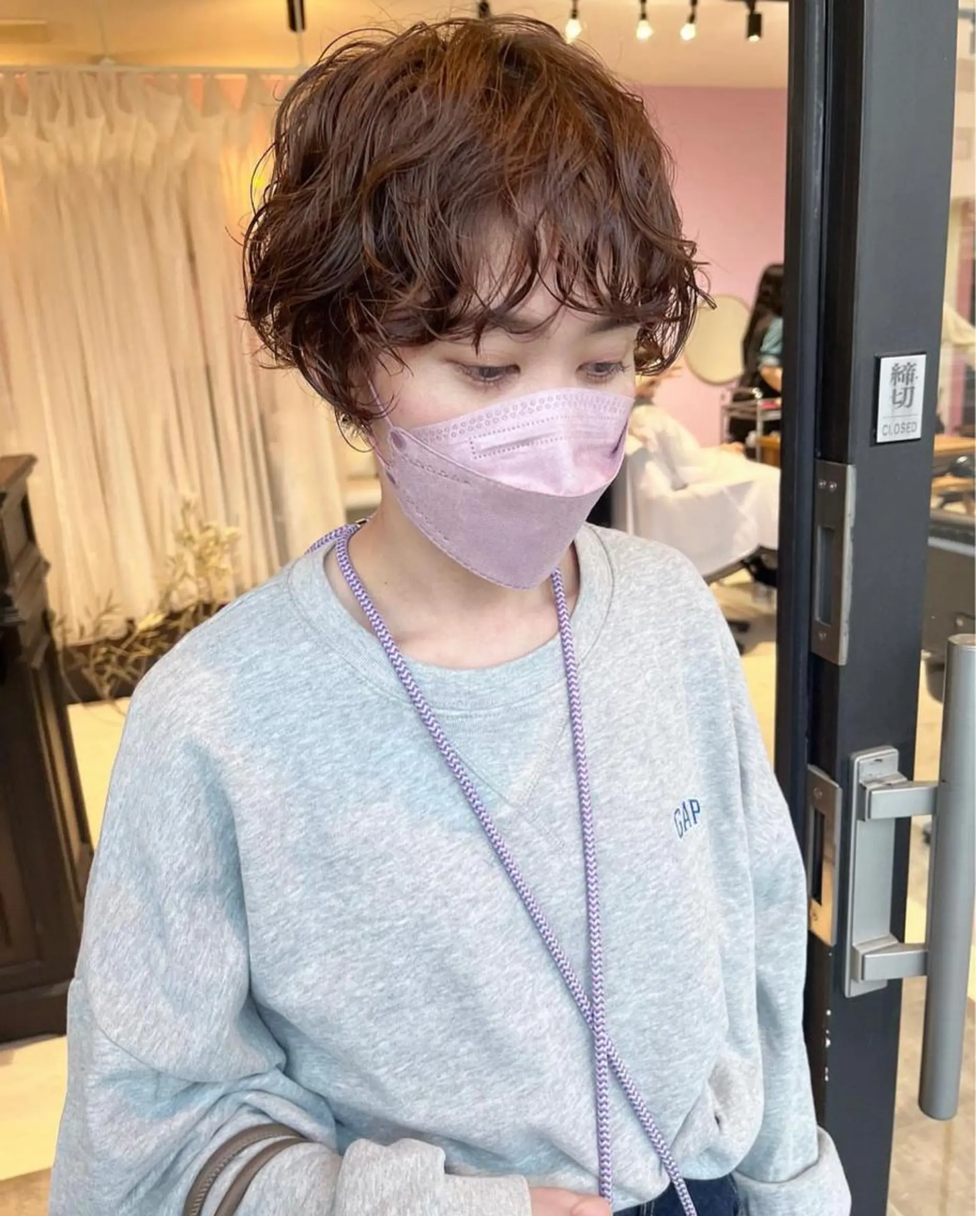 ショート パーマ Bonheur所属・Bonheur銀座 /runaのヘアスタイル