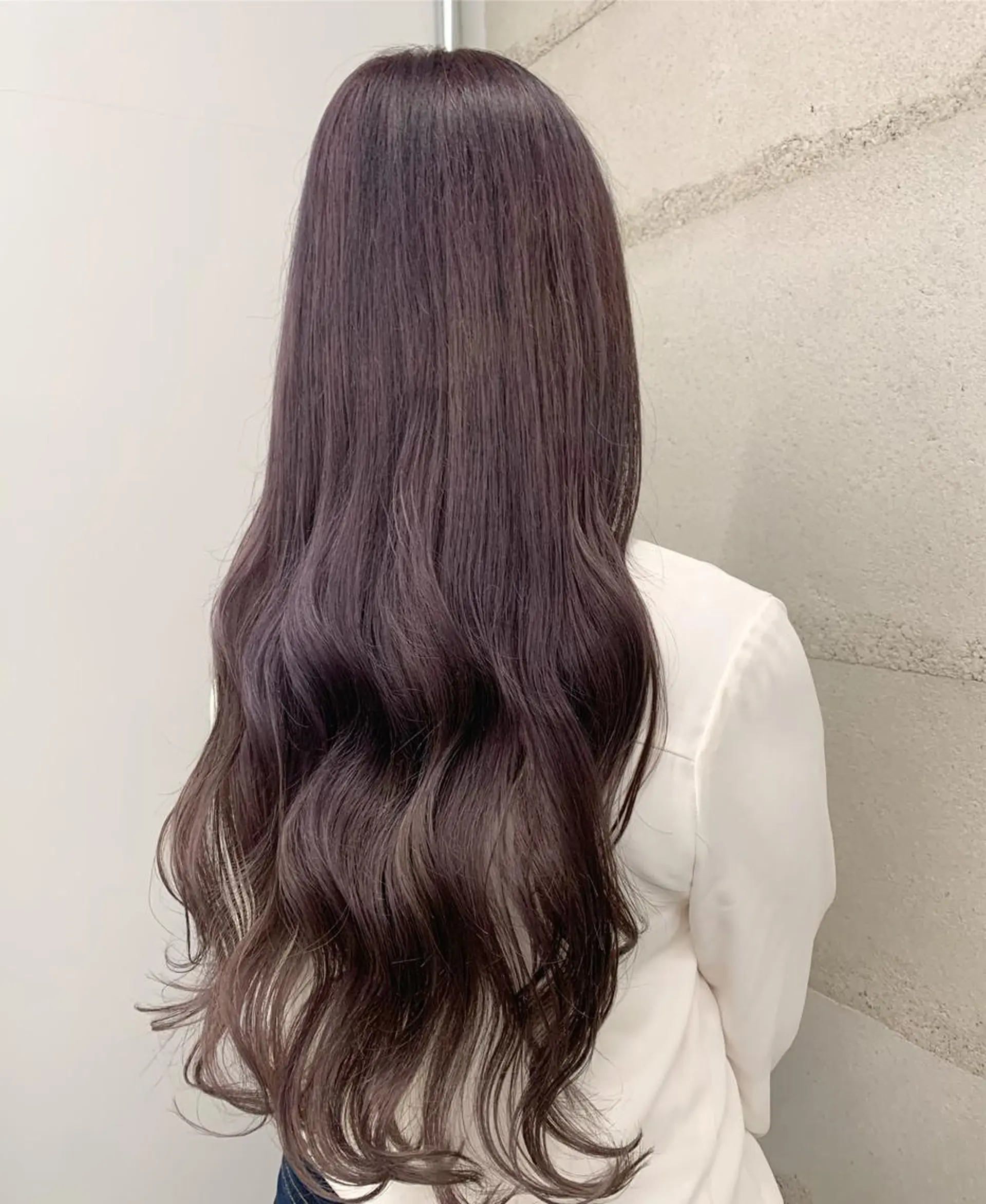 セミロング カラー カット ヘアカラー トリートメント 透明感/オリーブ/ グレージュ/YUKAのヘアスタイル