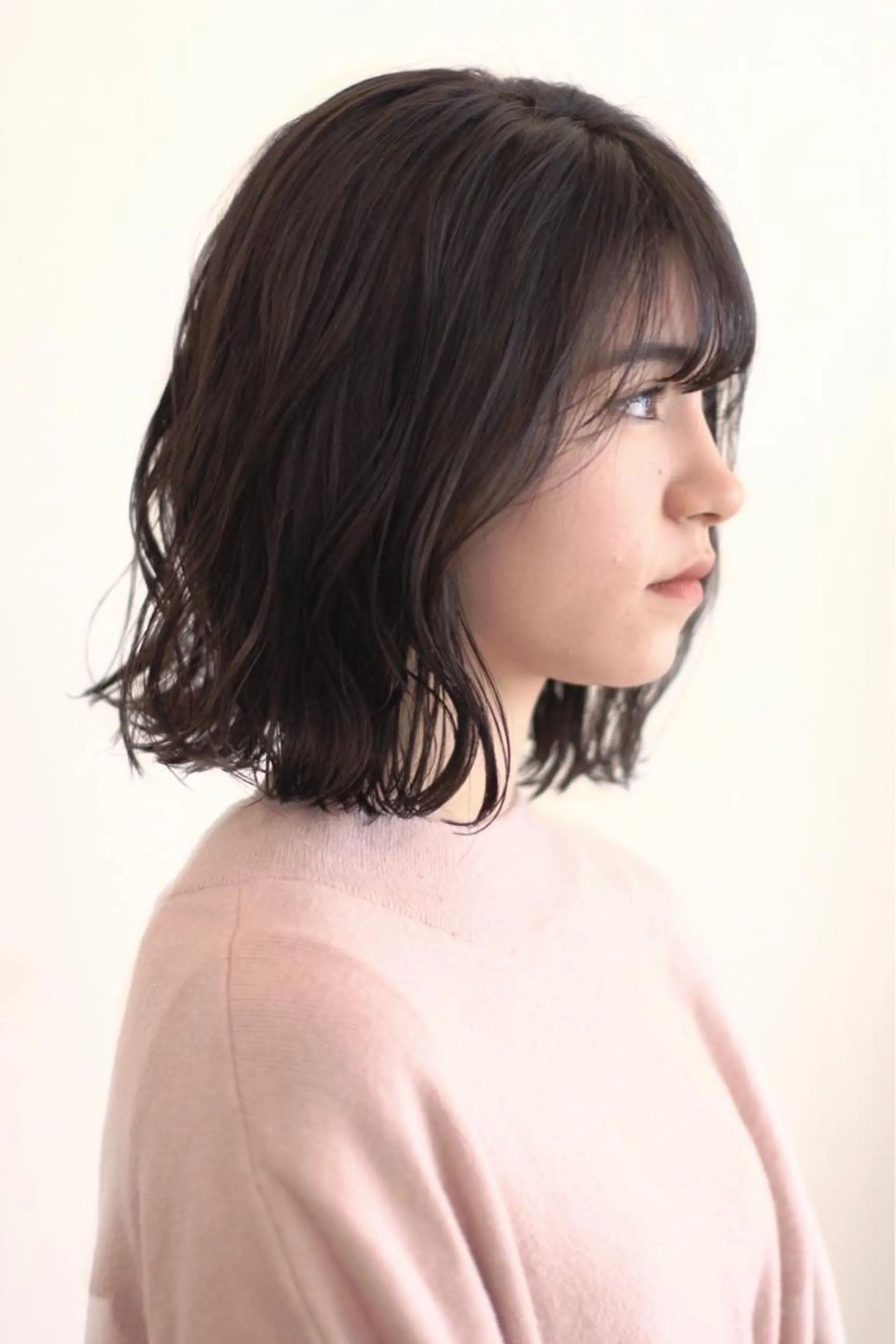 ミディアム カット パーマ トリートメント 向井 涼太朗のヘアスタイル