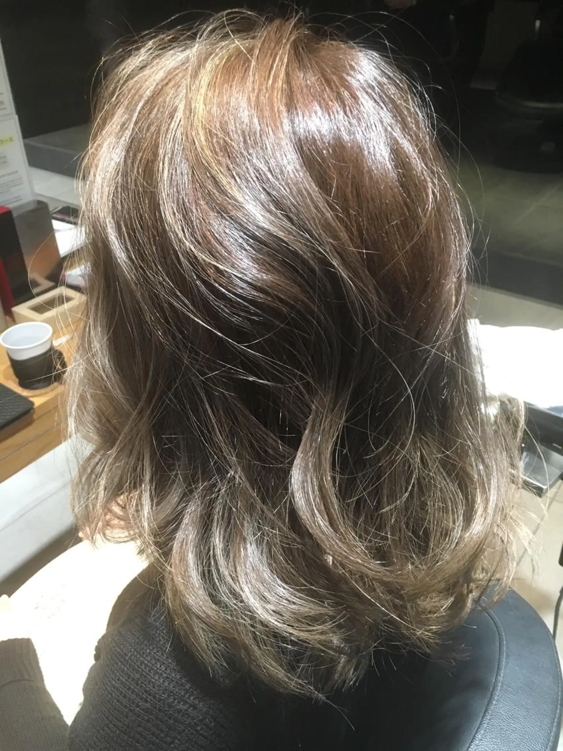 ミディアム ヘアカラー トリートメント 田中 アキオのヘアスタイル