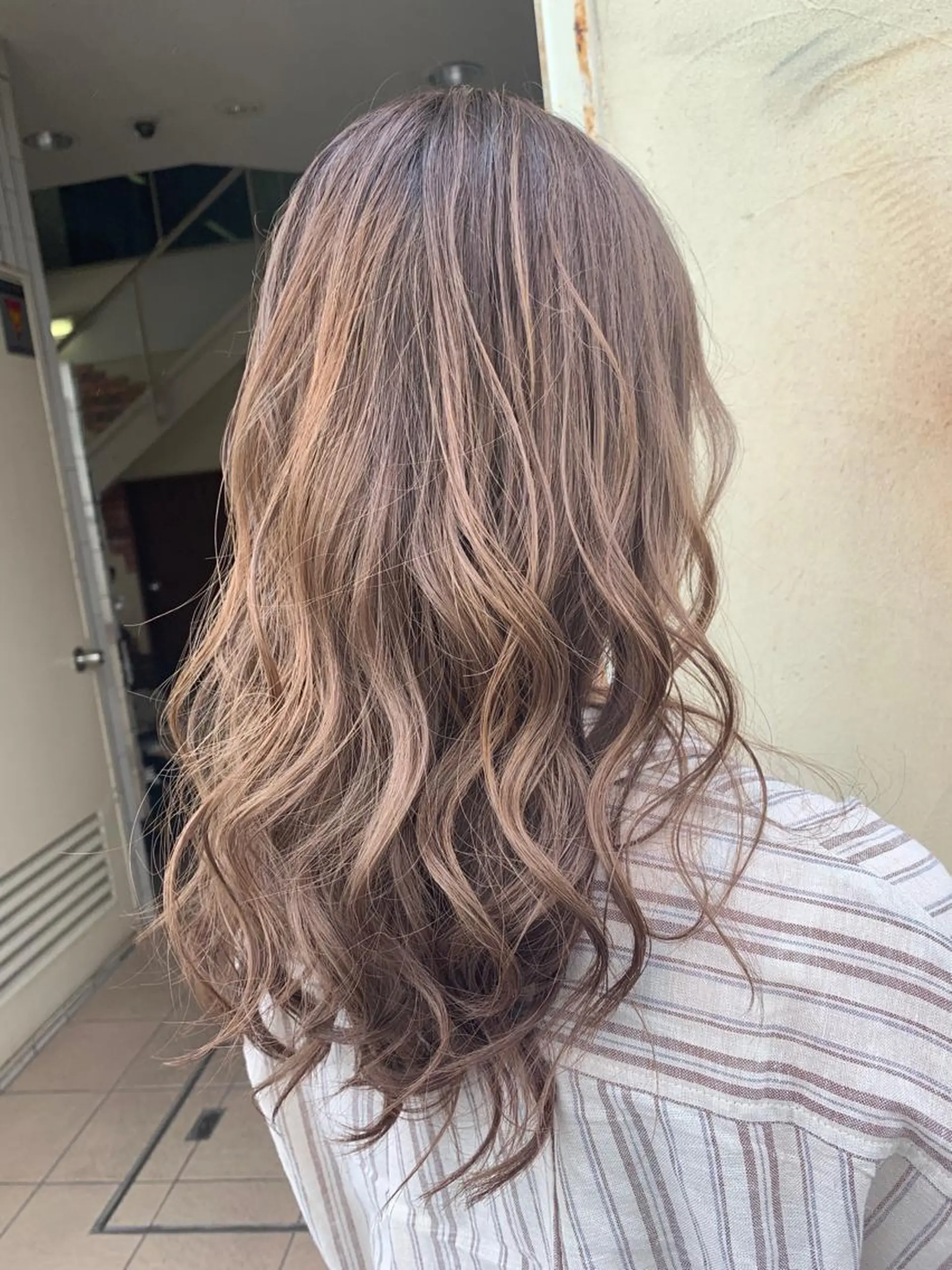 ロング カラー 髪質改善 艶髪🔵ﾌｾﾅｵﾔのヘアスタイル