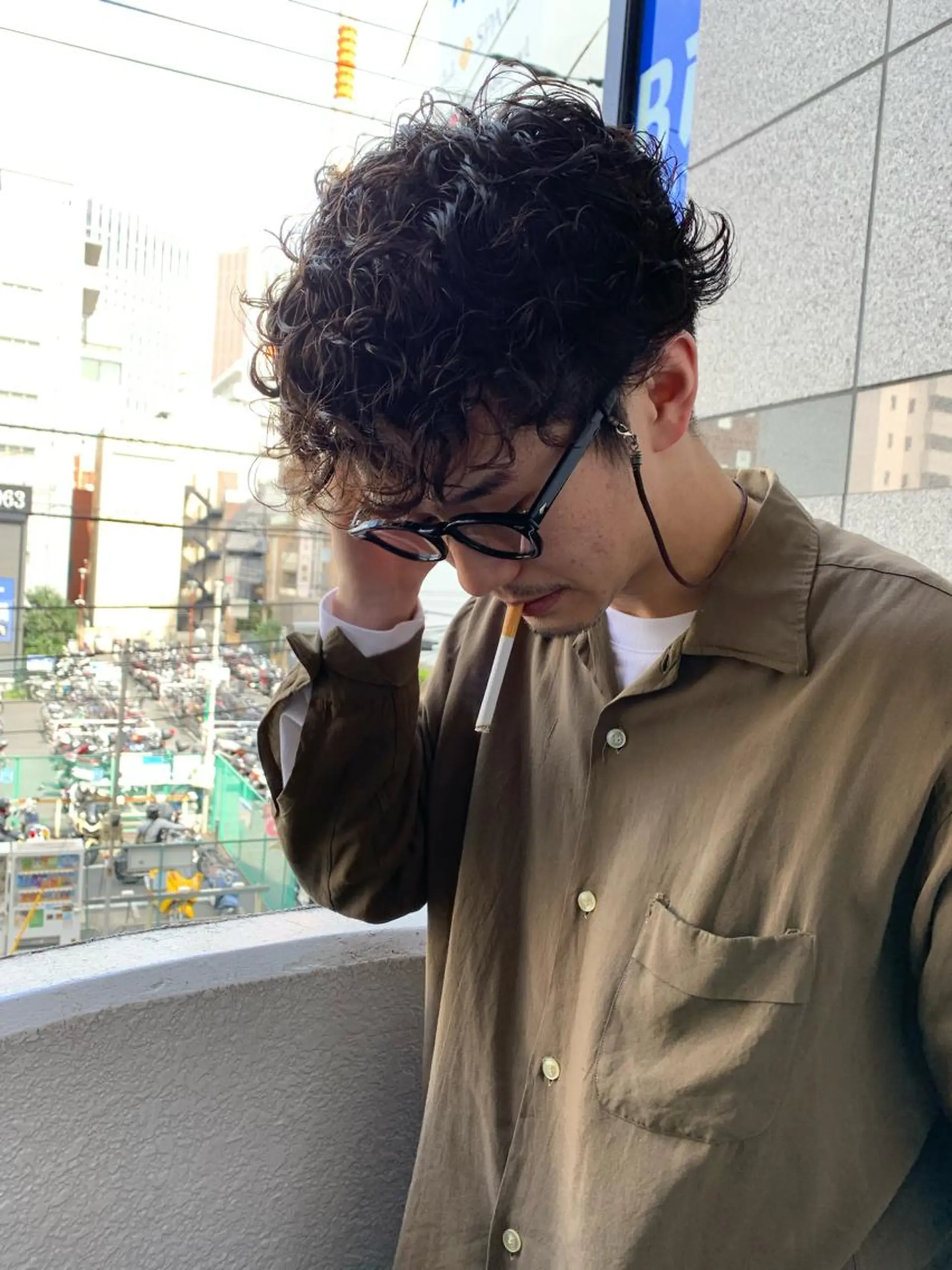 ショート パーマ メンズ メンズスタイリスト リュウジのヘアスタイル