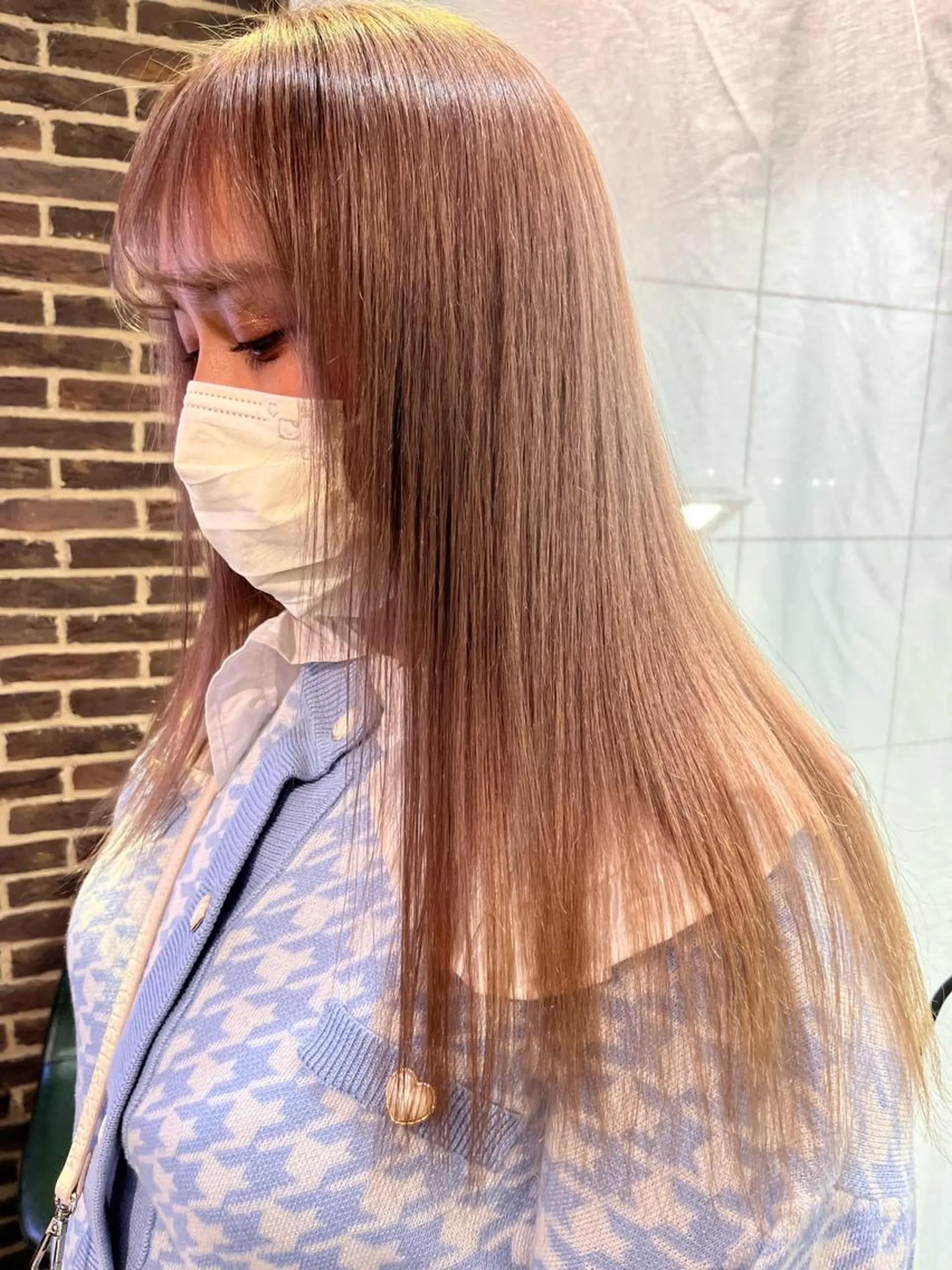 ロング カラー 💖デザインカラー/ タダ ハナカ💖のヘアスタイル