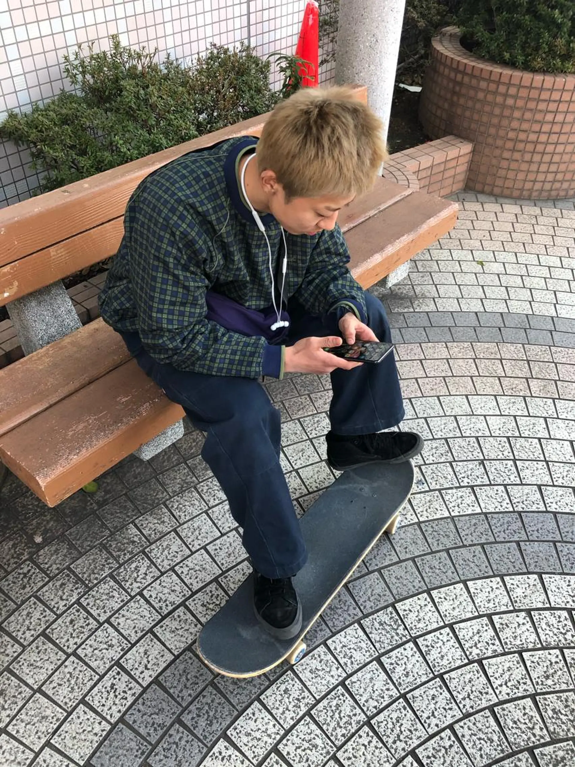 カラー メンズ 渕向 克海のヘアスタイル