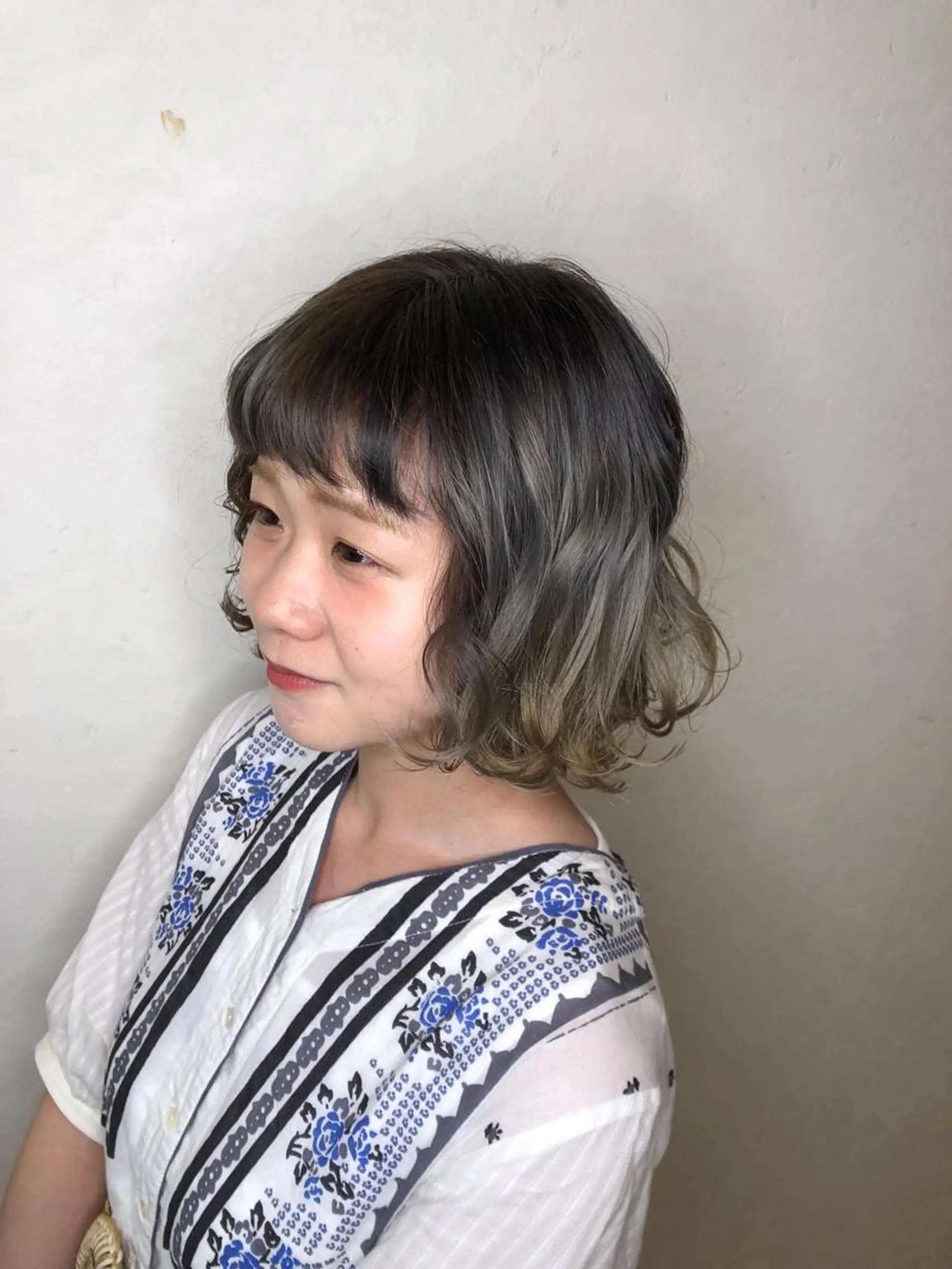 ショート カラー 透明感カラー グレージュ カット ヘアカラー トリートメント JILBLAN京都 ショート/ハイライトのヘアスタイル