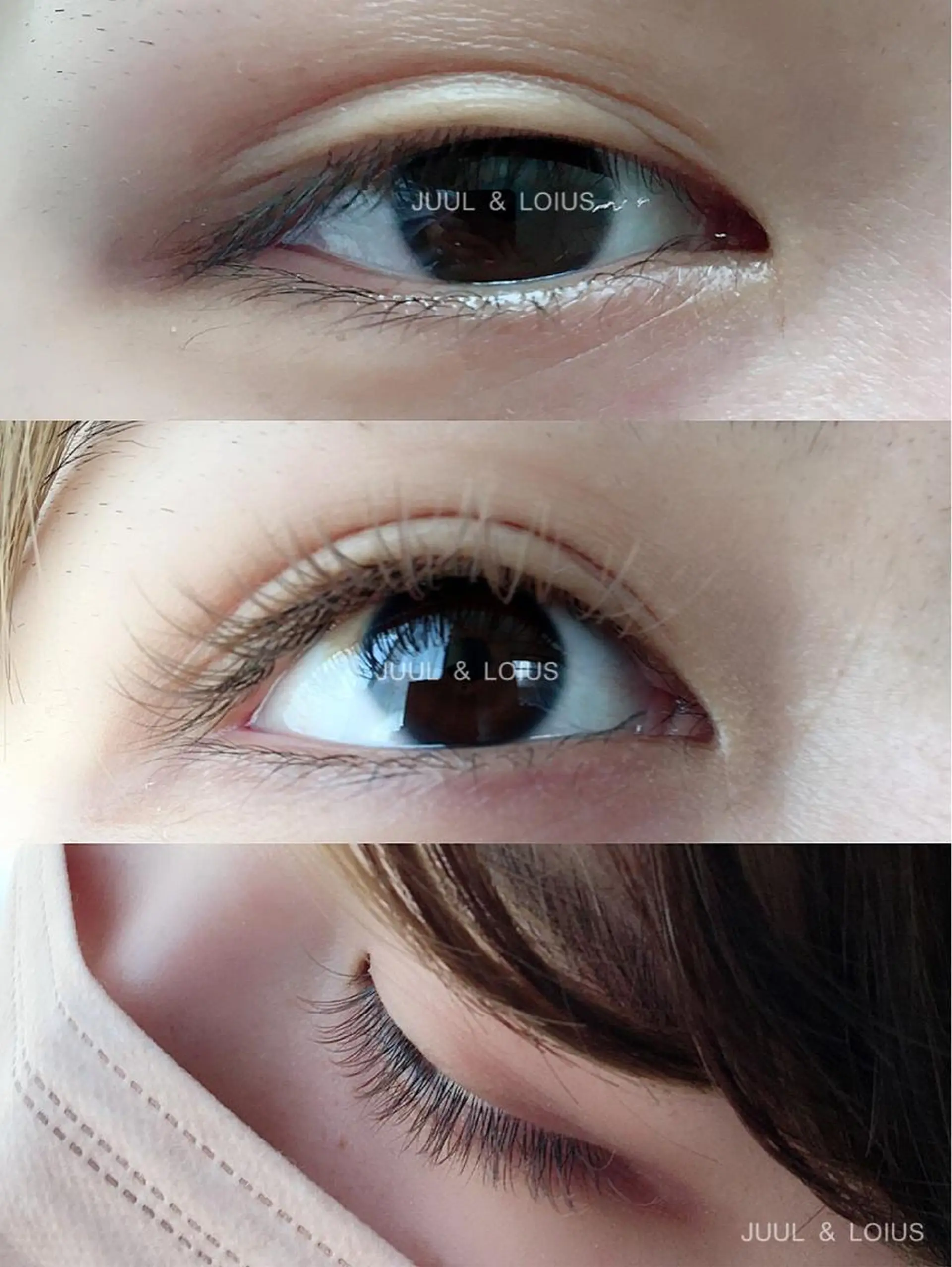 マツエク・マツパ 付け放題 Cカール カラーマツエク フラットラッシュ まつげのお店 JUUL & LOUIS ｼﾞｭｰﾙｱﾝﾄﾞﾙｲｽ所属・JUUL&LOUIS 福藤 瞳のエステ・リラクイメージ