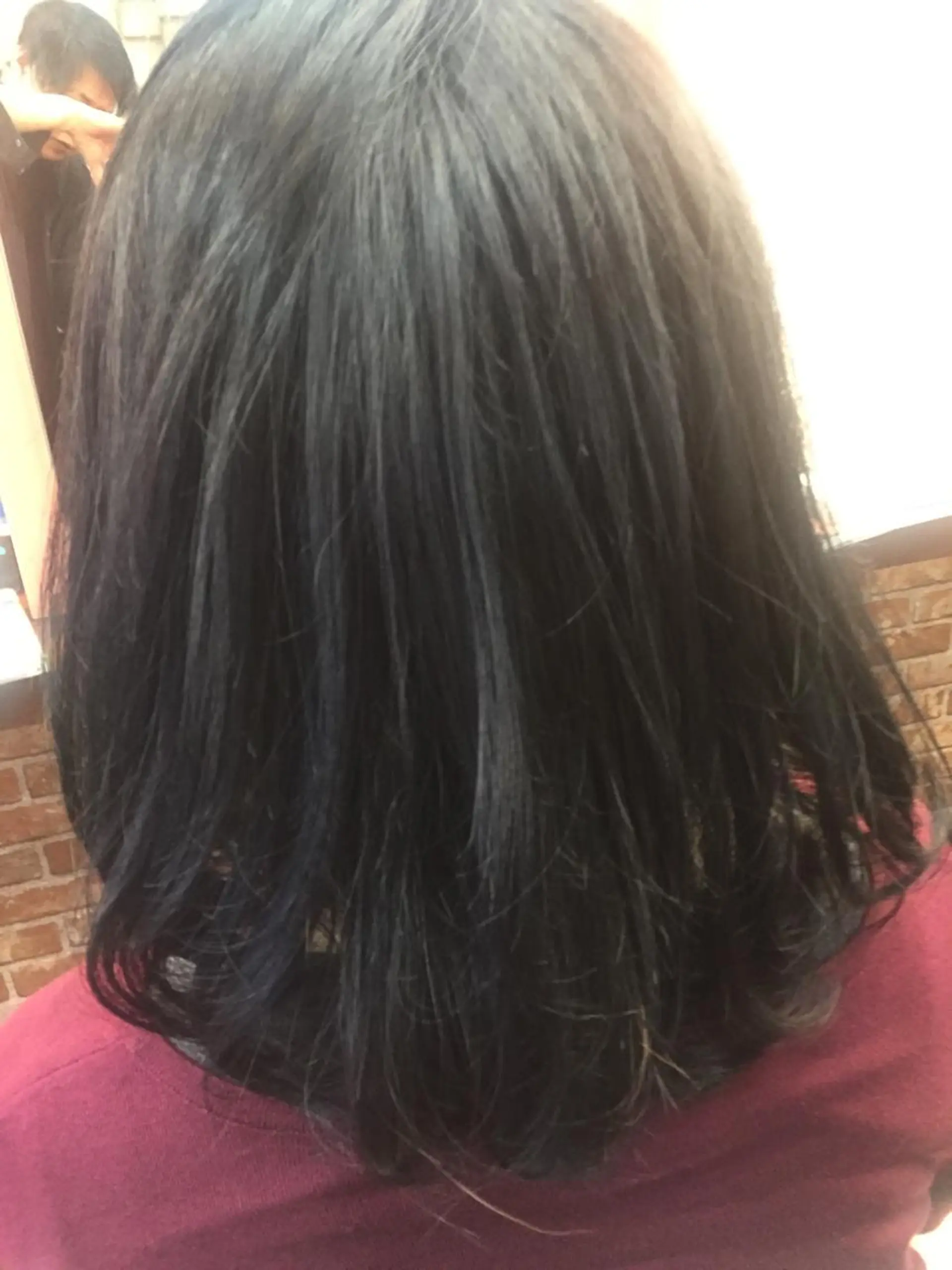 ミディアム カラー パーマ 桧山 真のヘアスタイル