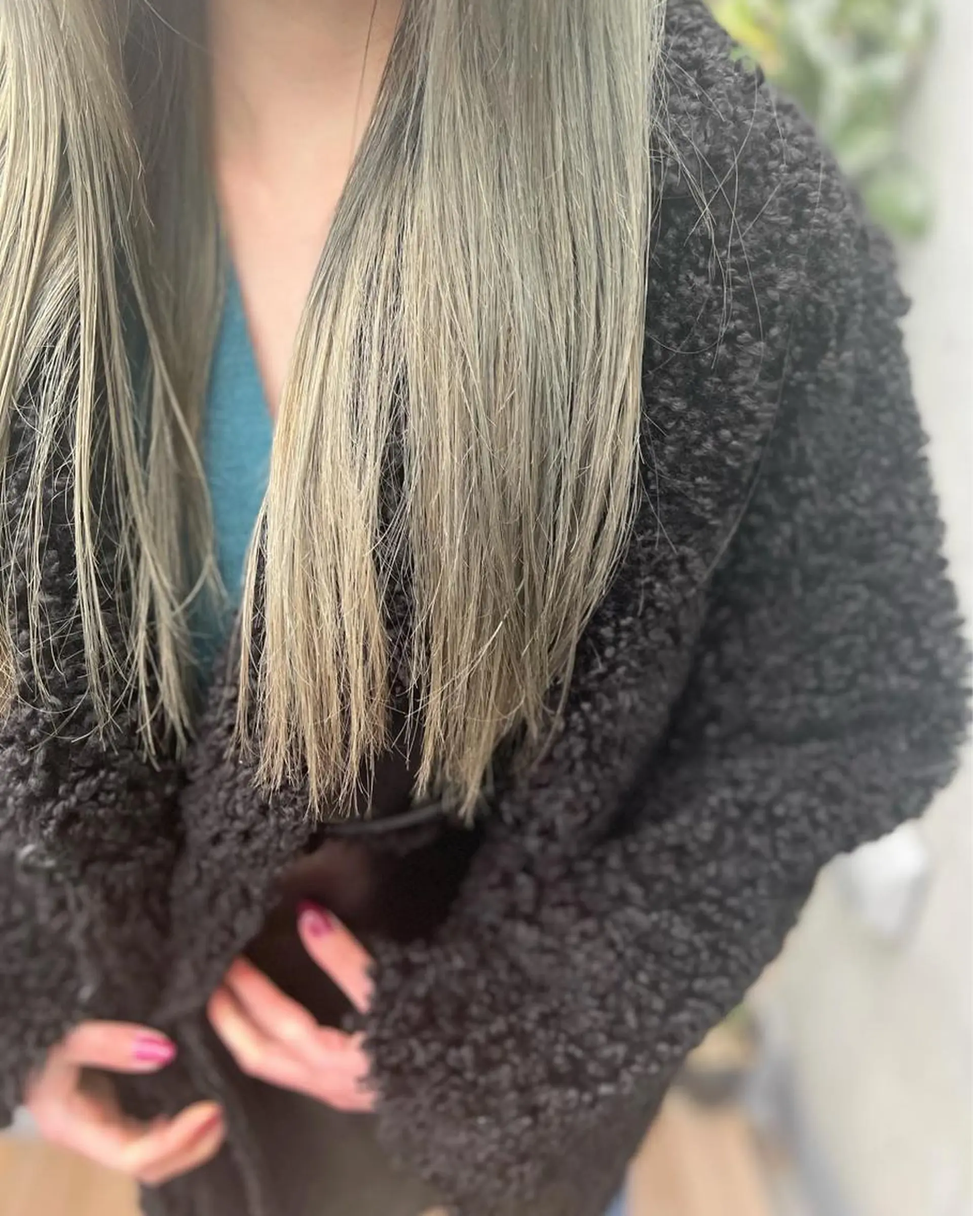 ロング カラー ブリーチ ミント ミントグリーン ヘアカラー 誰よりも丁寧なカット 🍀小林輝のヘアスタイル