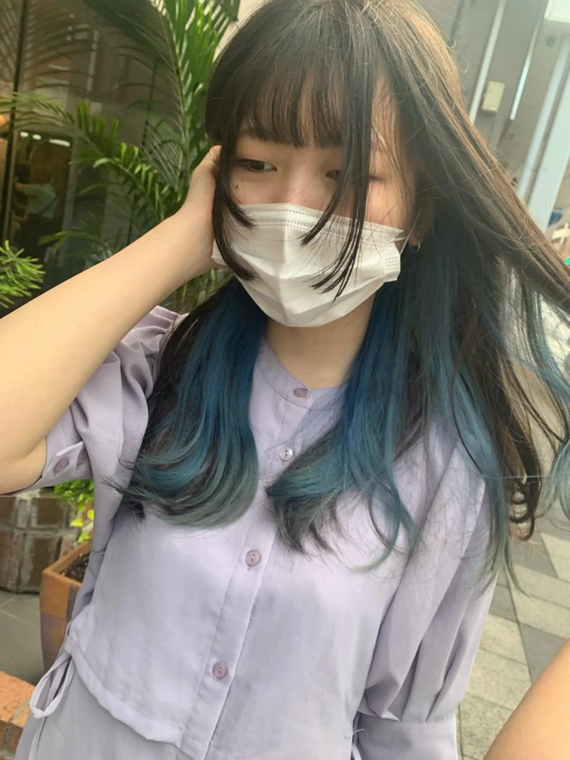 ロング カラー インナーカラー カット ヘアカラー SHIAN 八王子👼鬼塚さやかのヘアスタイル