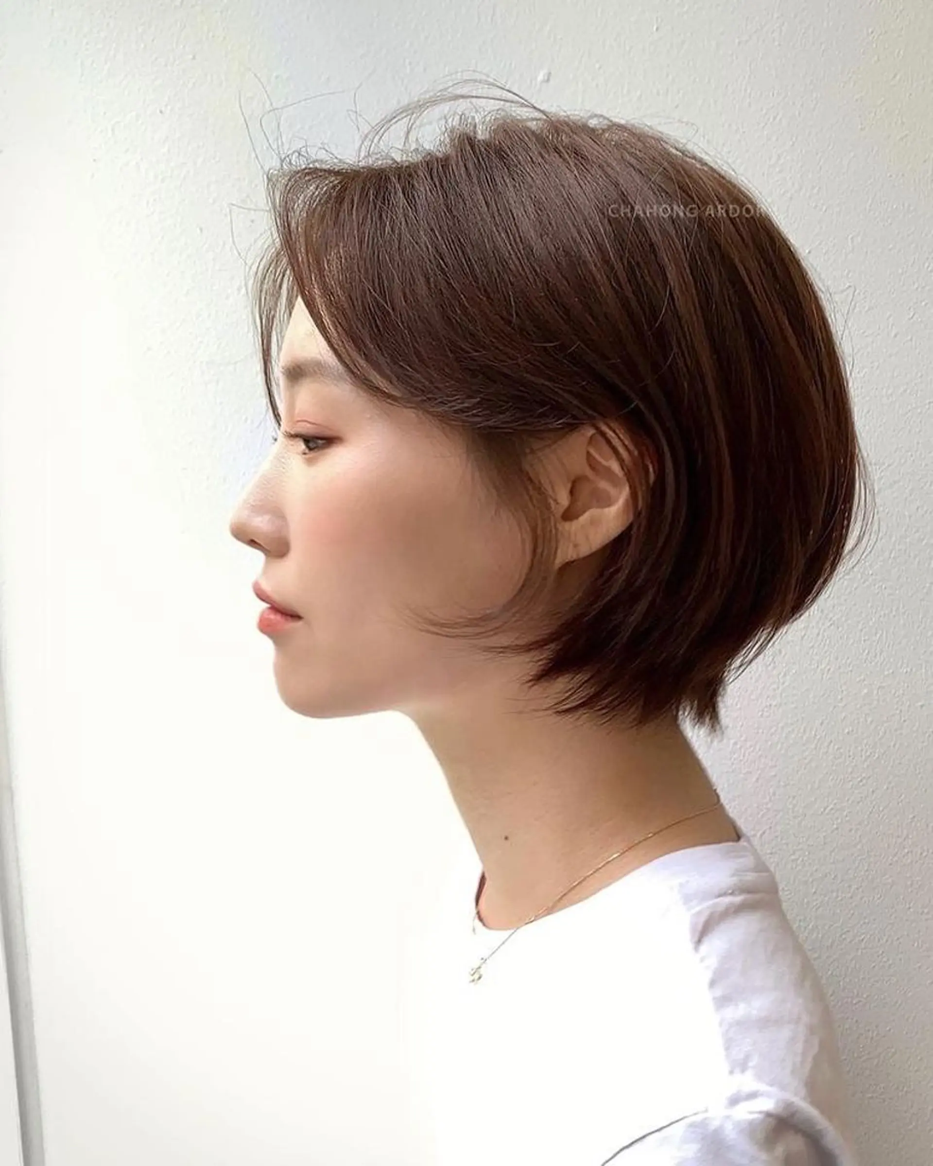 ショート カラー 吉田一輝 外国人パーマのヘアスタイル