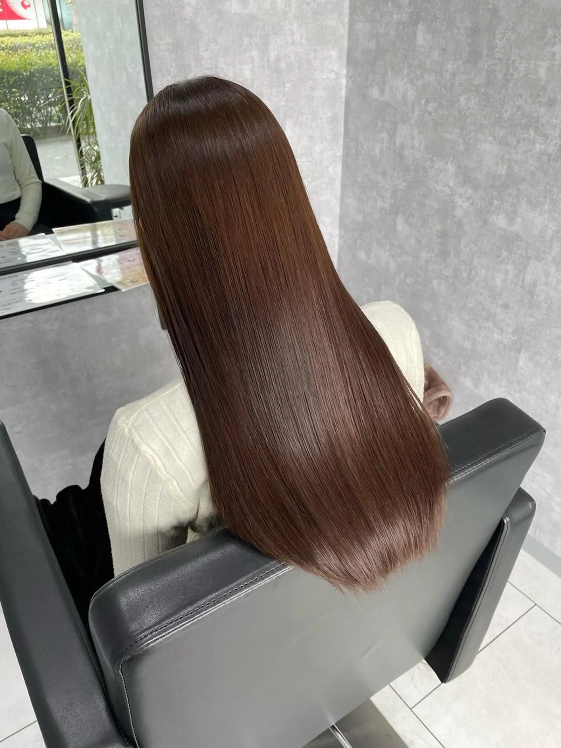 ロング カラー カット 縮毛矯正 透明感カラー/高畑 /名古屋/山口航輝のヘアスタイル