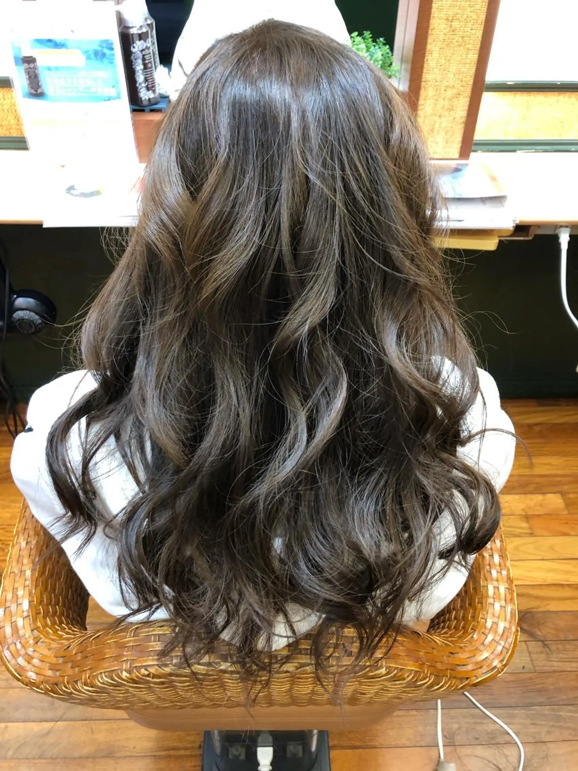 ロング パーマ 髪質改善/艶カラー 塩野成一のヘアスタイル