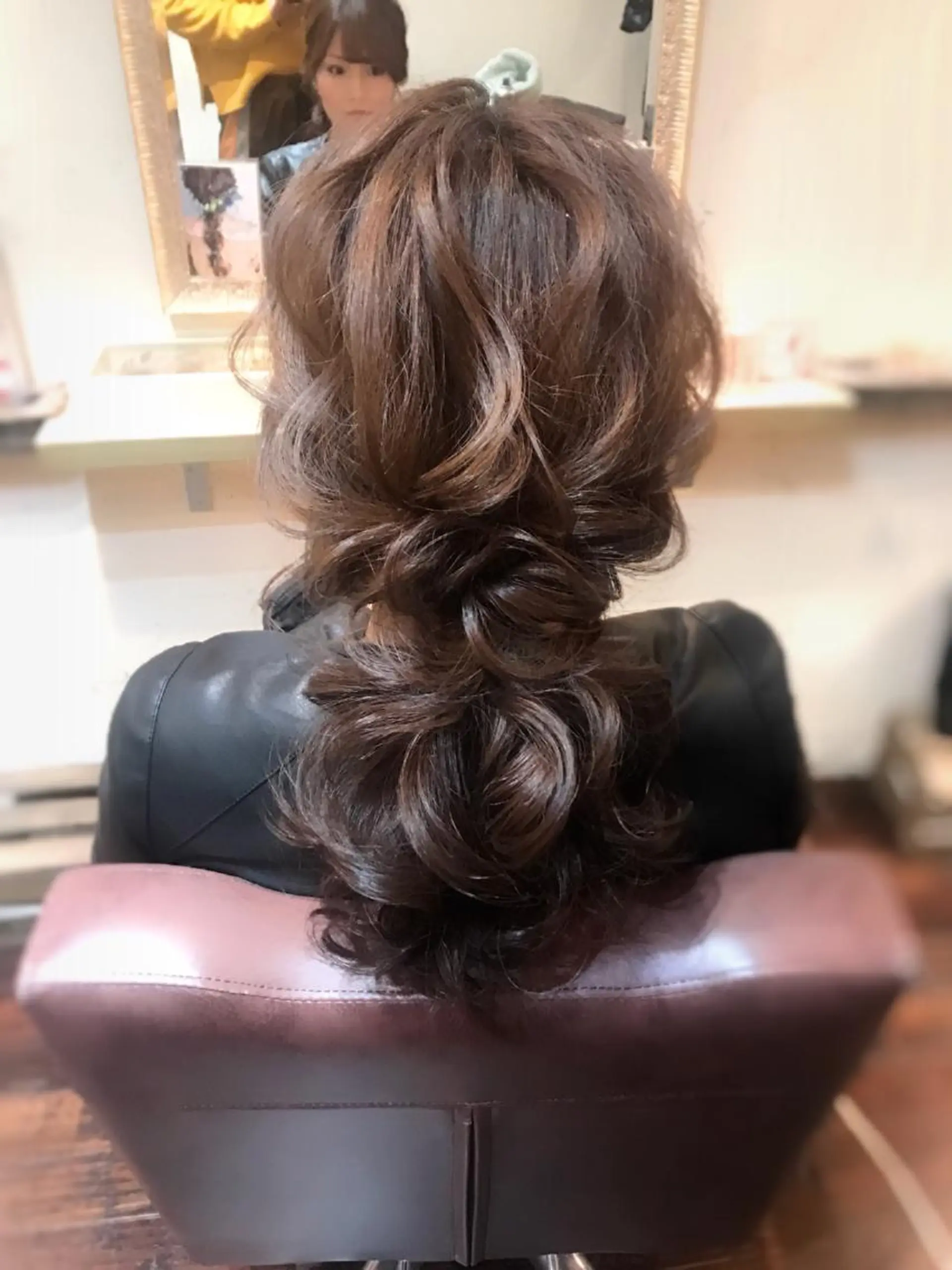 セミロング ヘアアレンジ 【カメレオン】 上村 祥子のヘアスタイル