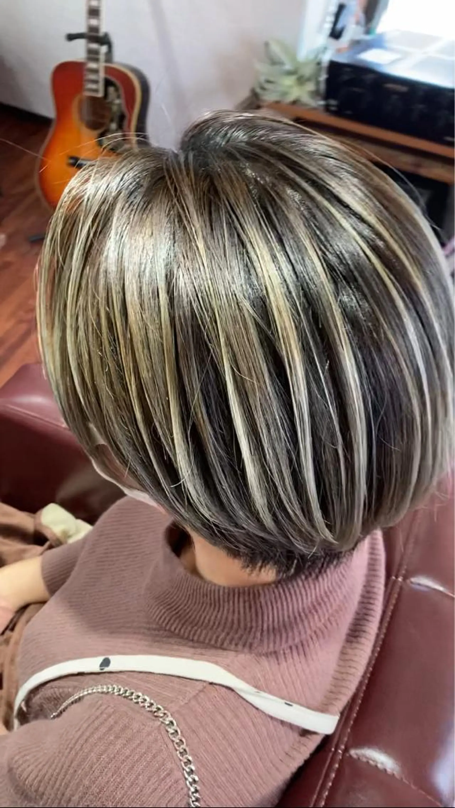 ショート ハイライト ショートヘア カット ヘアカラー トリートメント 大谷 哲基のヘアスタイル