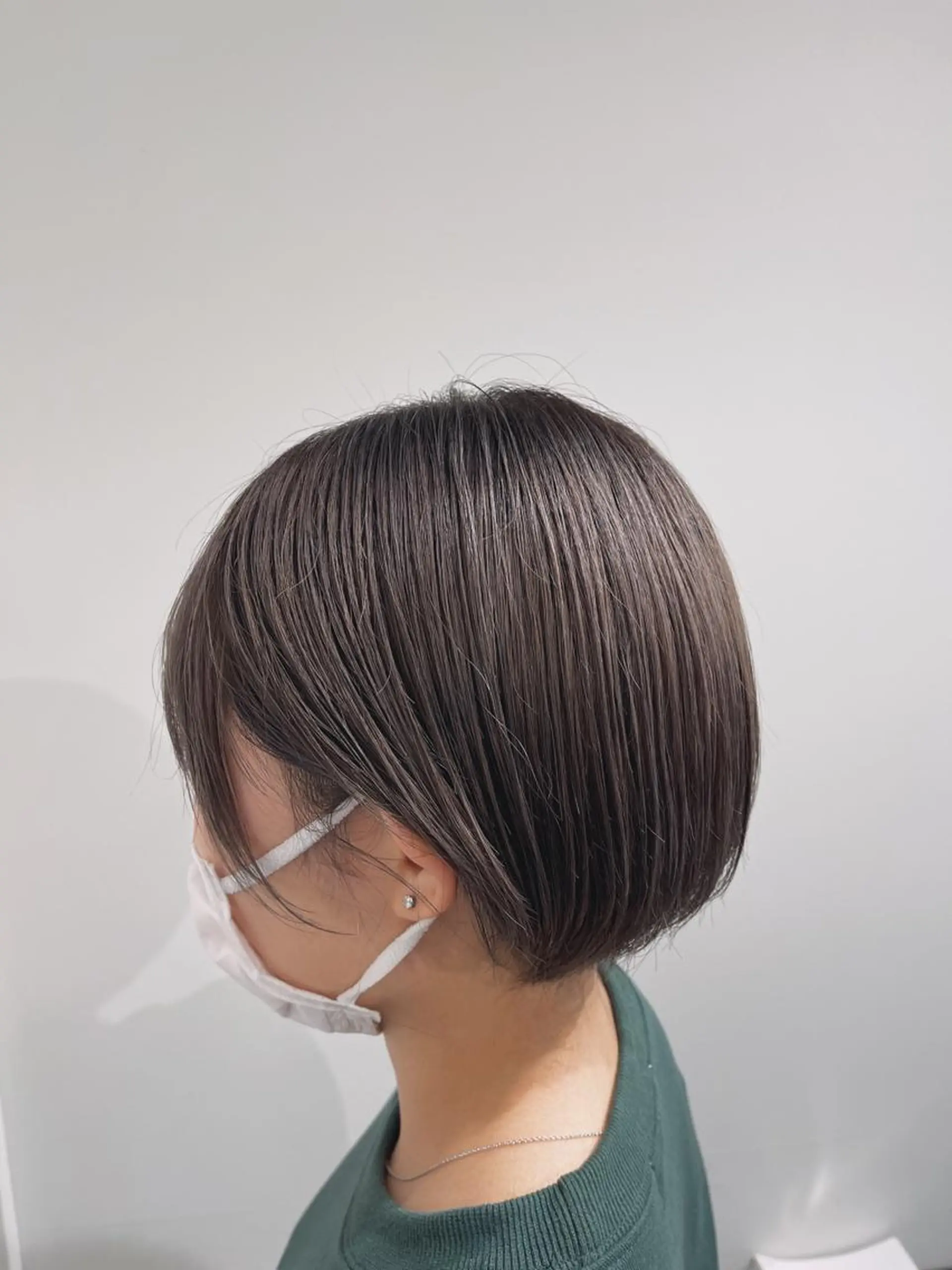 ショート カラー グレージュ kyon.hair 韓国カットカラーのヘアスタイル