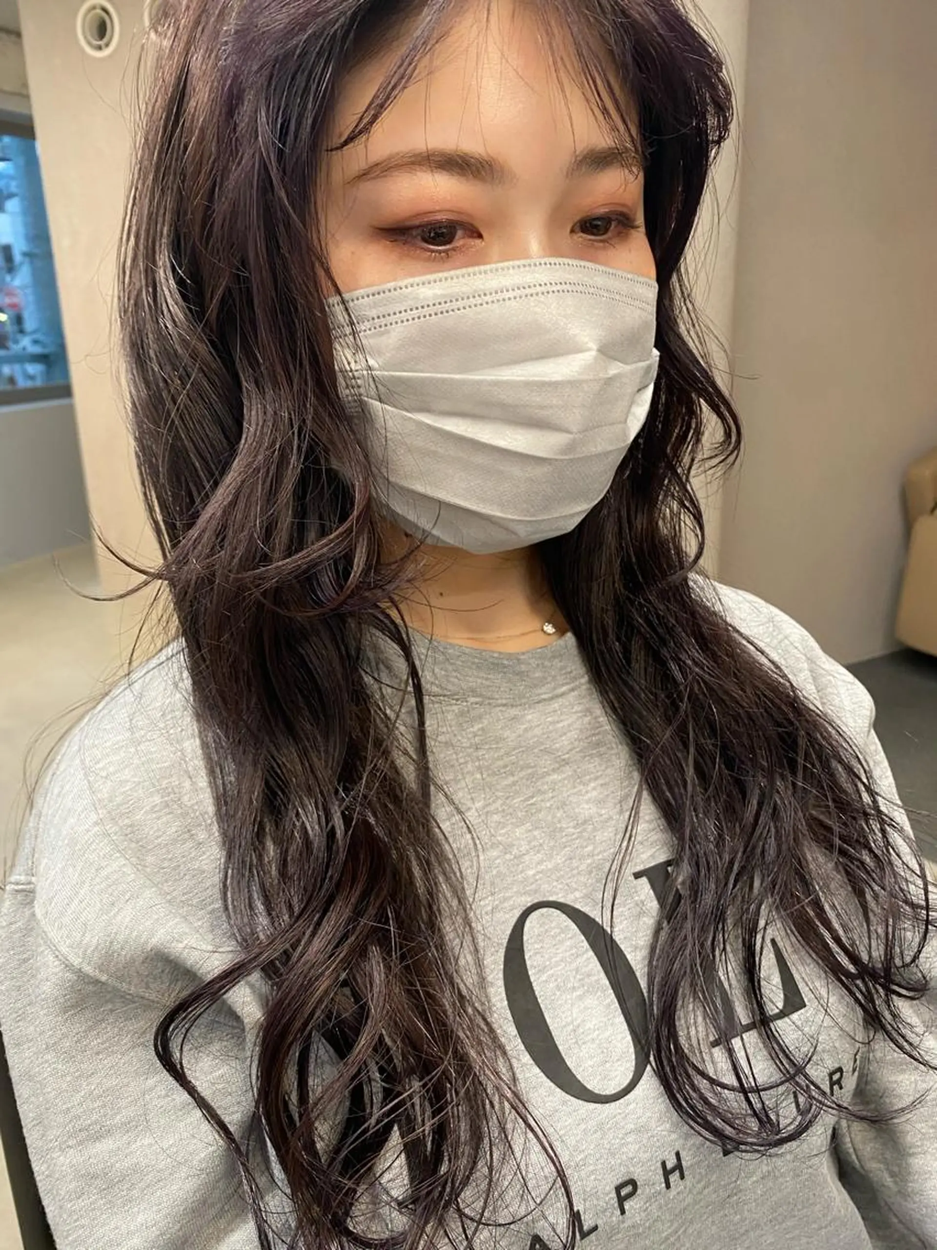 ロング カラー パーマ アイブロウ ラベンダーカラー 渋谷パーソナルカラー 診断🌈✨井上のその他イメージ