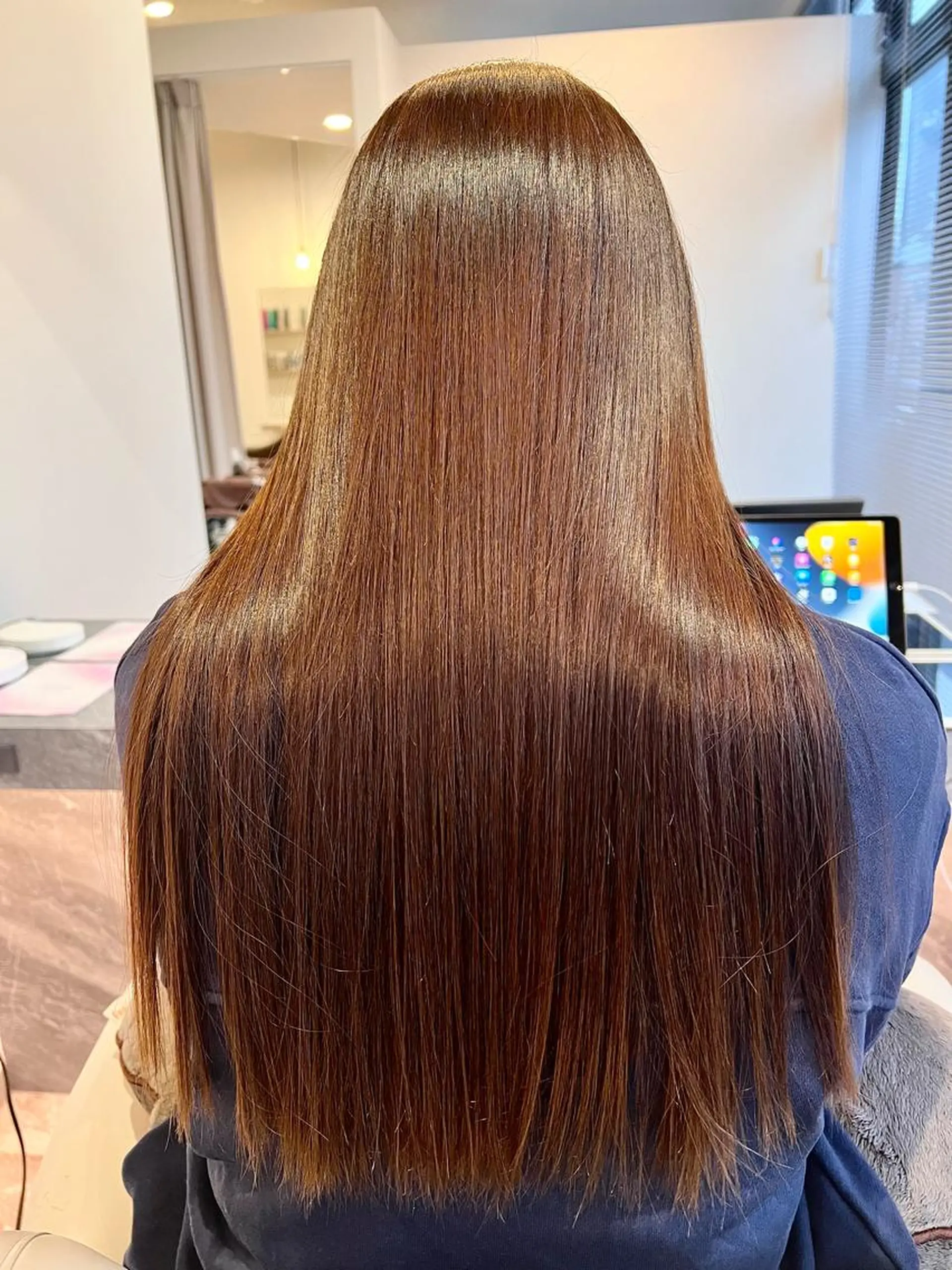 ロング 髪質改善 トリートメント カット ヘアカラー ブリーチ毛に縮毛矯正 ✨カラー✨山田 正幸のヘアスタイル