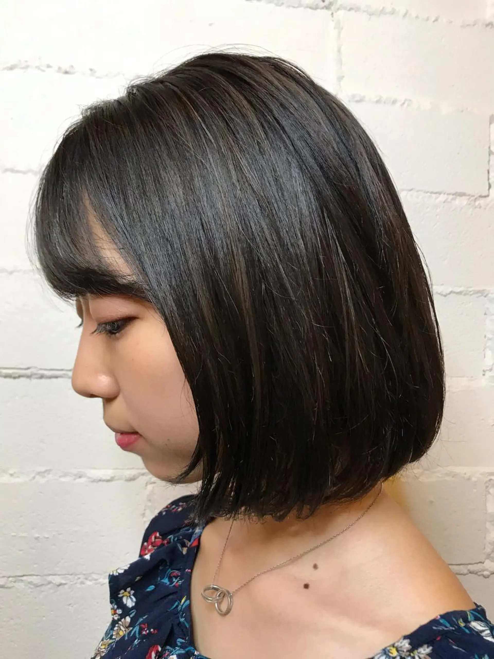 ミディアム カラー 口コミ評価4.9⭐︎ カワナベ マサシのヘアスタイル