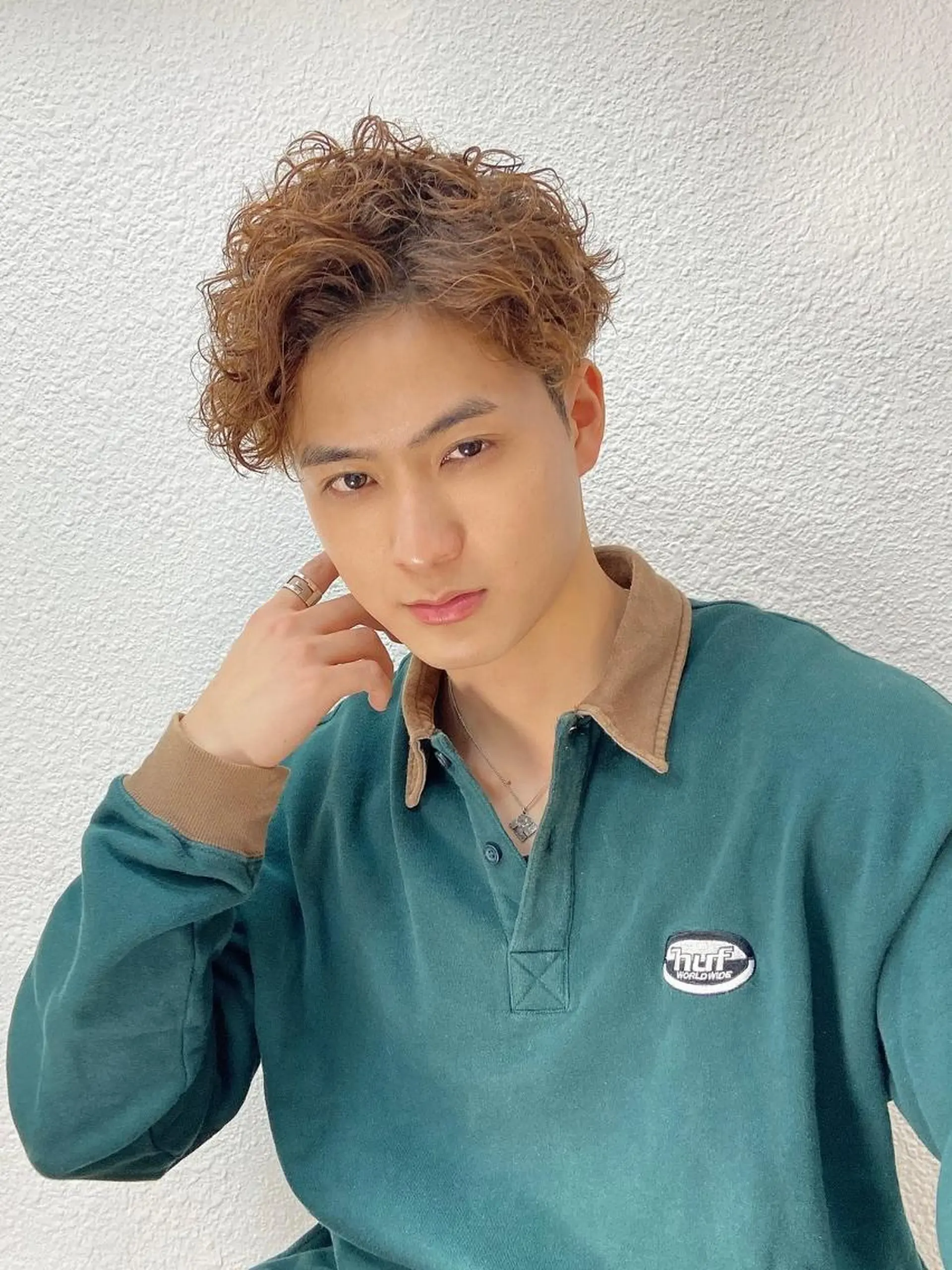 パーマ メンズ ショート スペインカール メンズ/スパイキー ショート/isseyのヘアスタイル