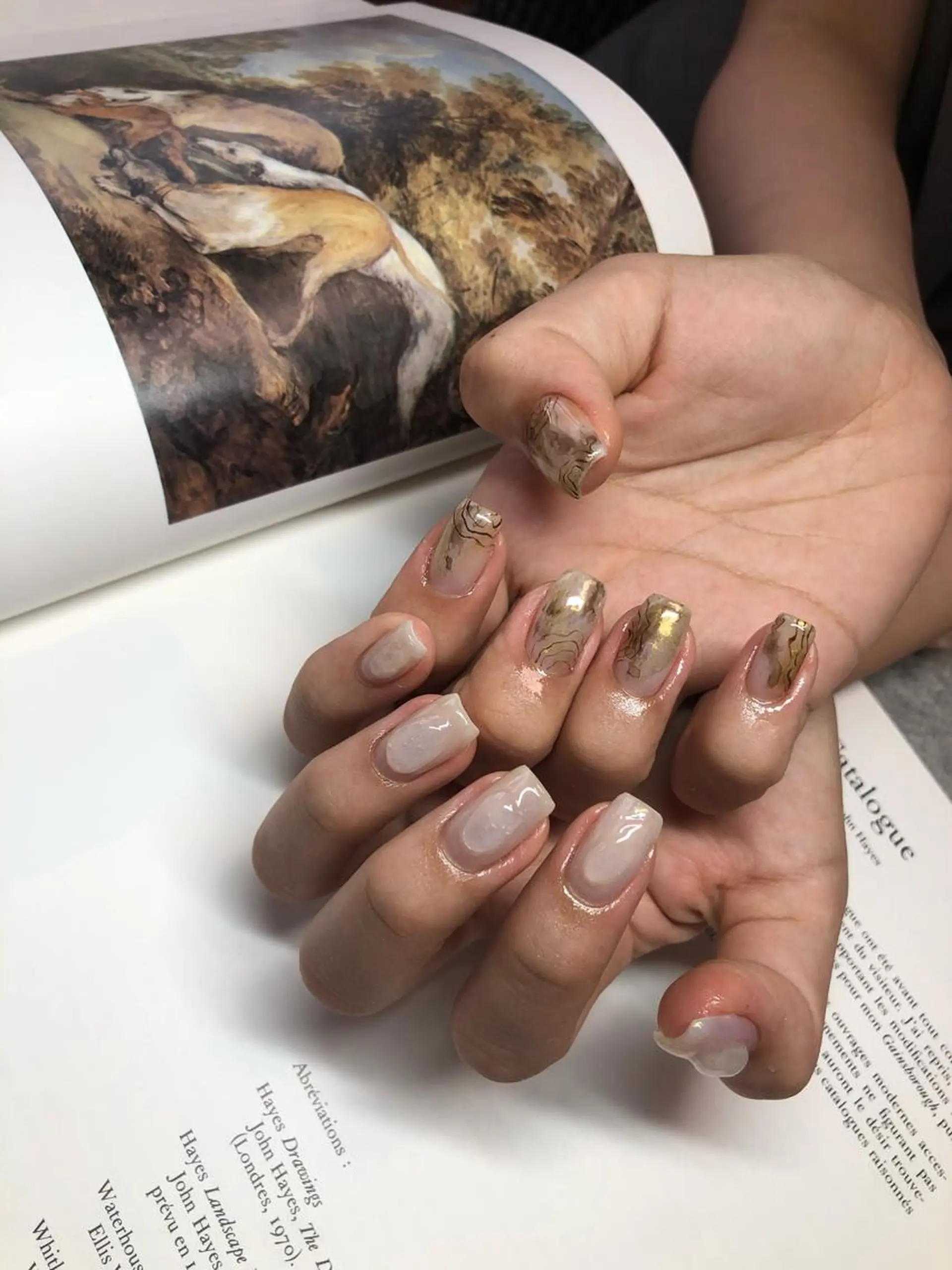 ネイル 黒葛原 めぐみのネイルデザイン